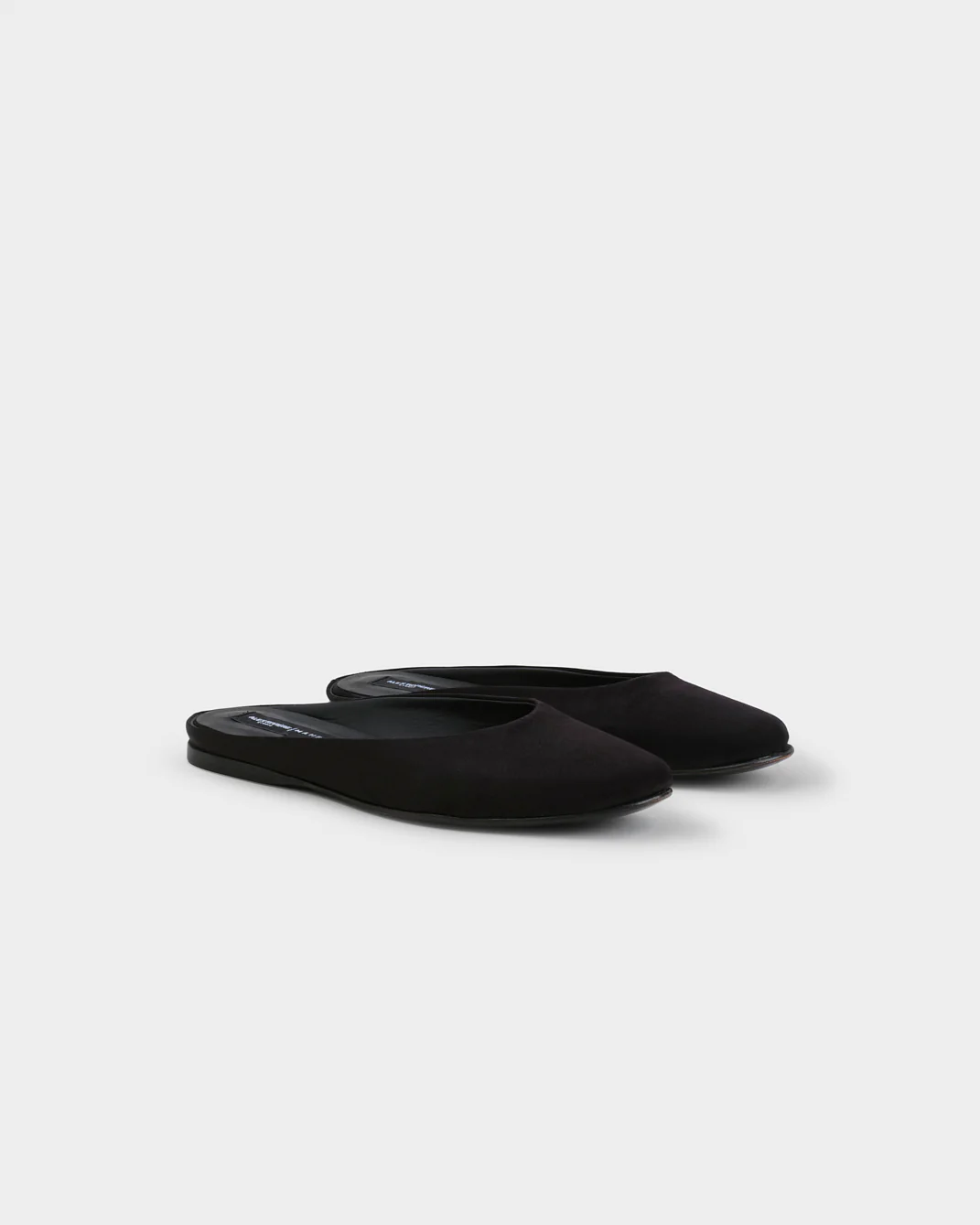 Alex Satin Mules - M71MK - Alex Rivière Studio X Manebí - Black - Image 3