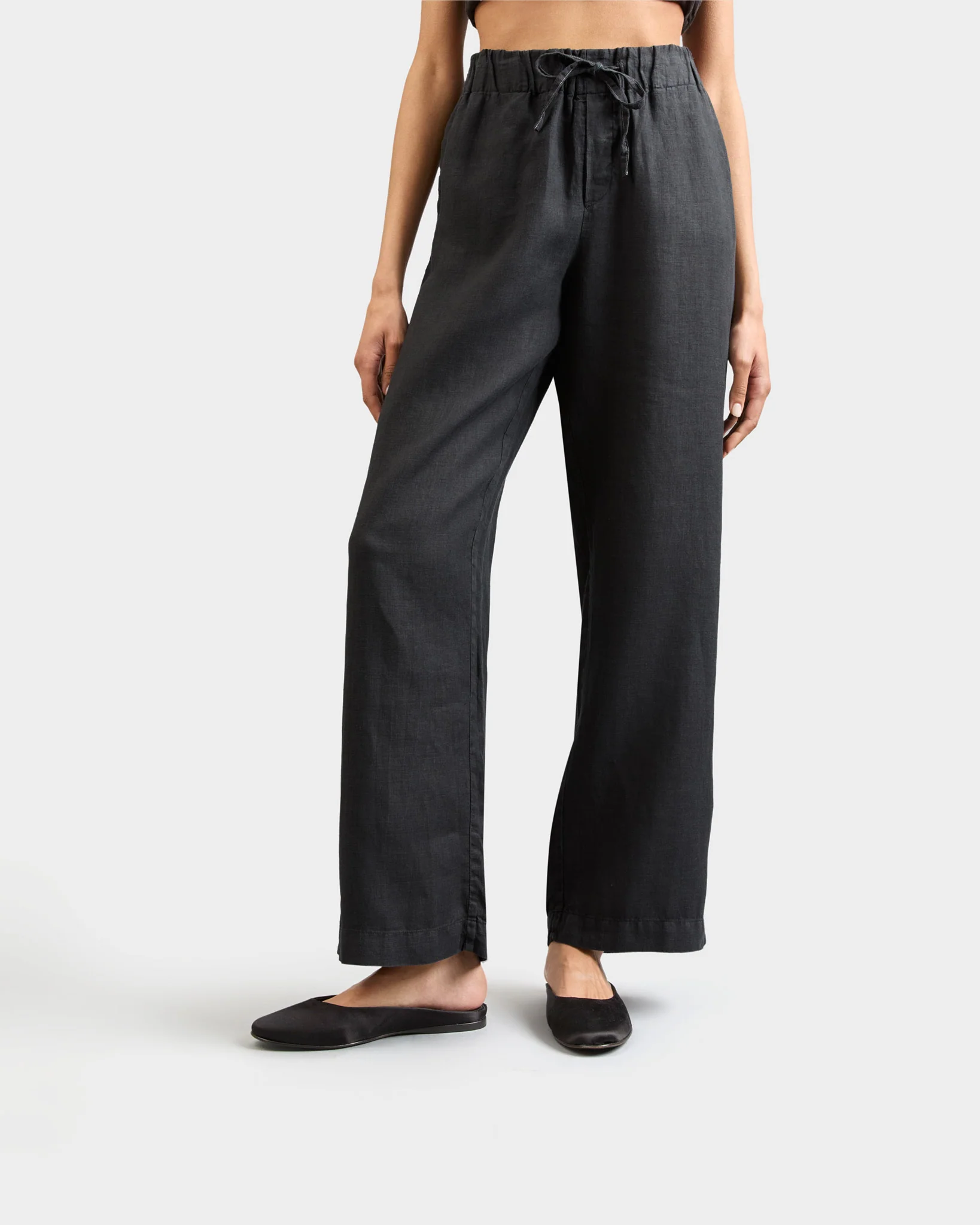 Alex Satin Mules - M71MK - Alex Rivière Studio X Manebí - Black - Image 5