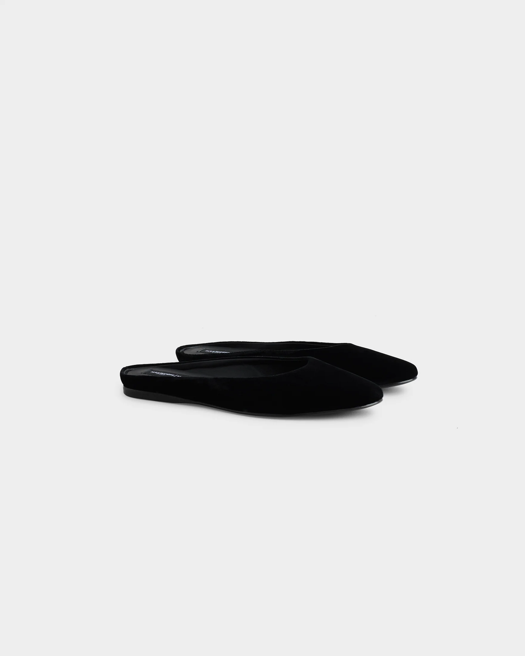Alex Silk Velvet Mules - M53MK - Alex Rivière Studio X Manebí Black - Image 3