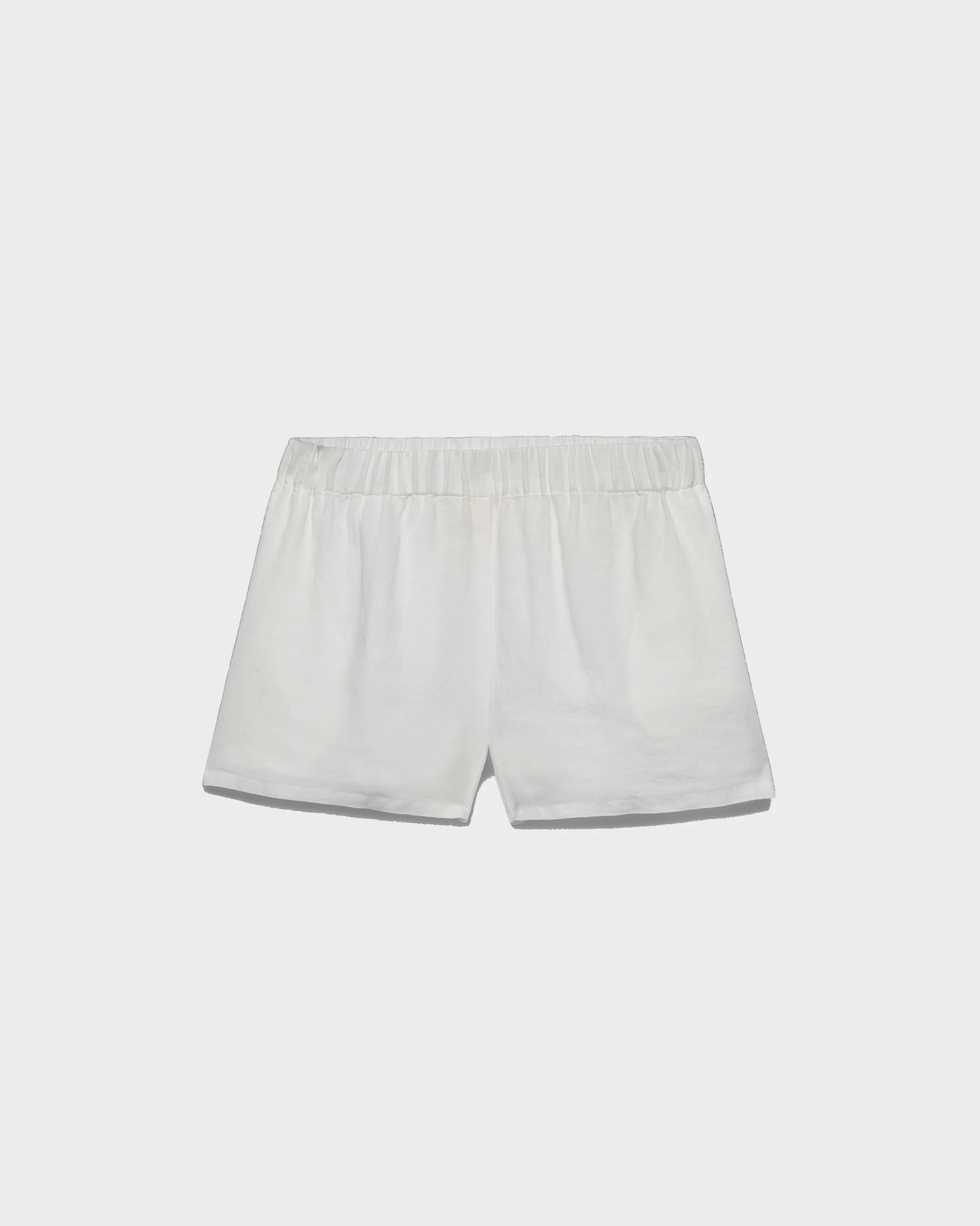 Linen Bahia Shorts - L51BV - Shell White - Image 5