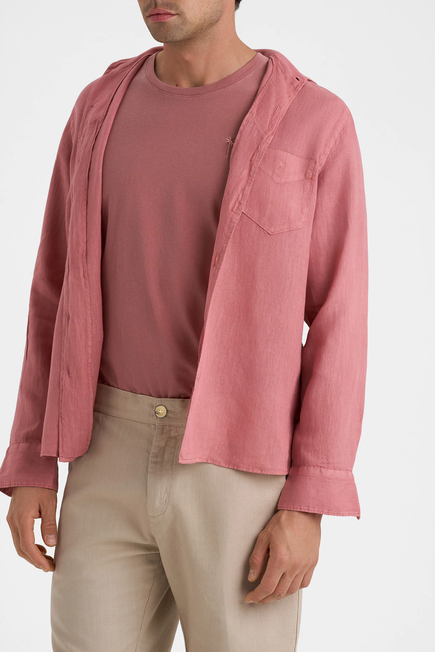 Blend Cotton Gabardine Positano Shorts - F32MP - Sand - Image 3