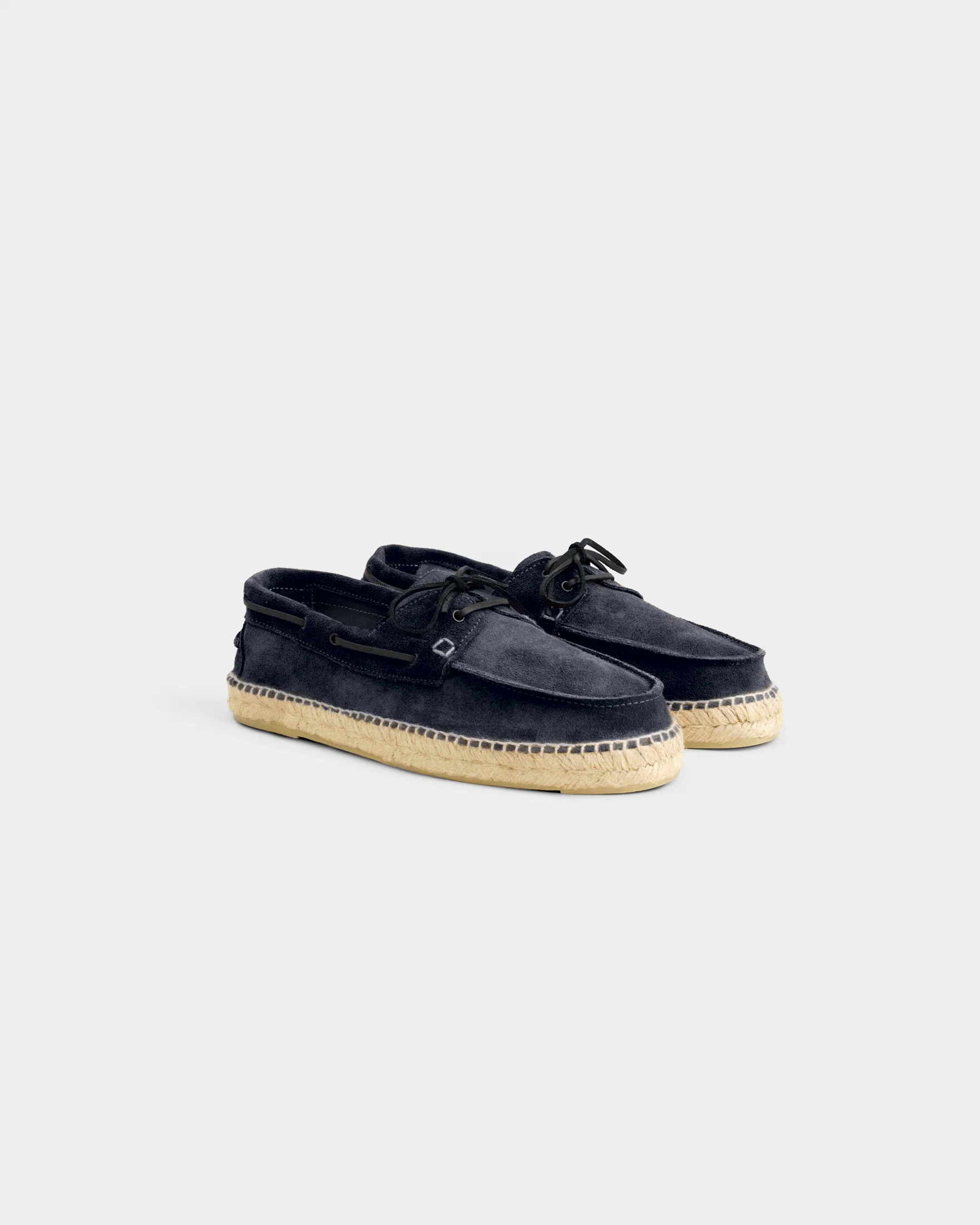 Suede Boat-Shoes Espadrilles - K15K0 - Hamptons Patriot Blue - Image 3