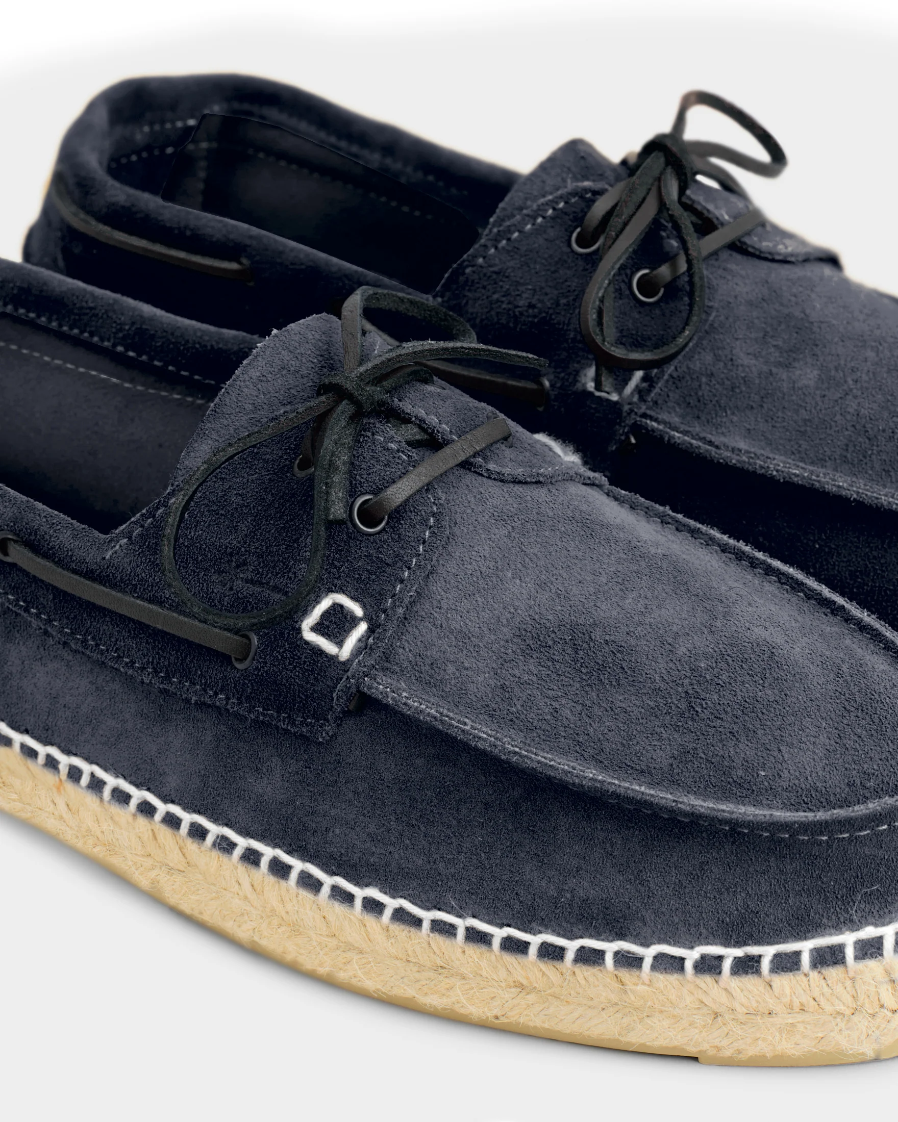 Suede Boat-Shoes Espadrilles - K15K0 - Hamptons Patriot Blue - Image 4