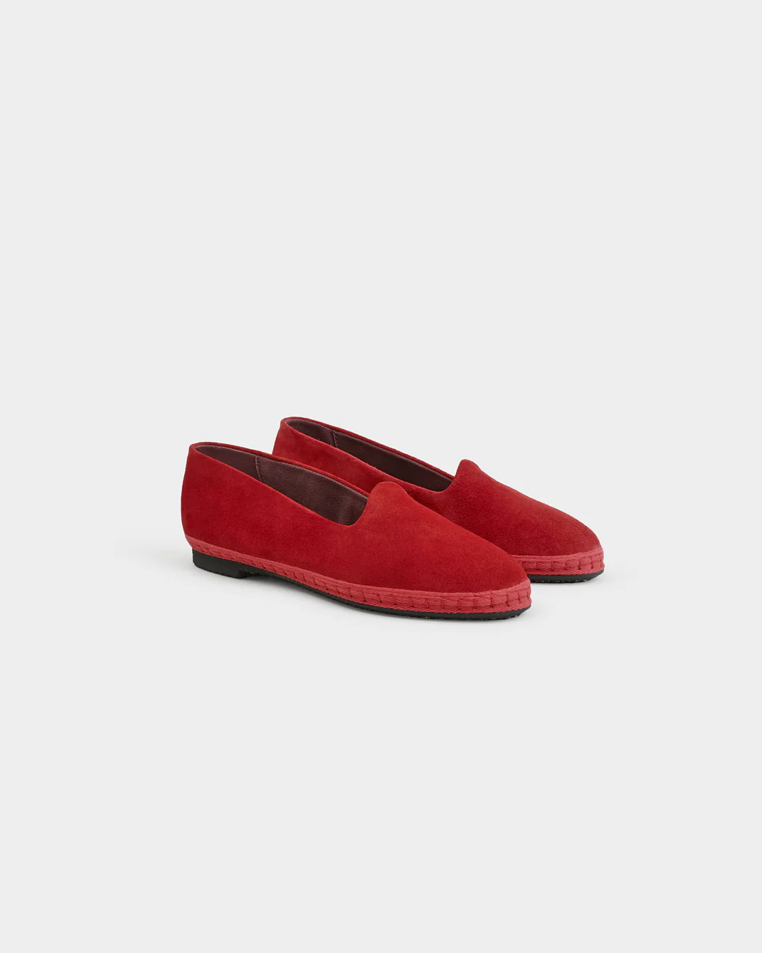Brummel Suede Venetian Slippers - N32VF - Luca Rubinacci X Manebí - Cherry - Image 3