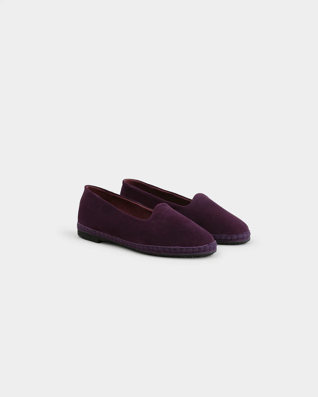 Brummel Suede Venetian Slippers - X23VF - Luca Rubinacci X Manebí - Imperial Plum - Image 3