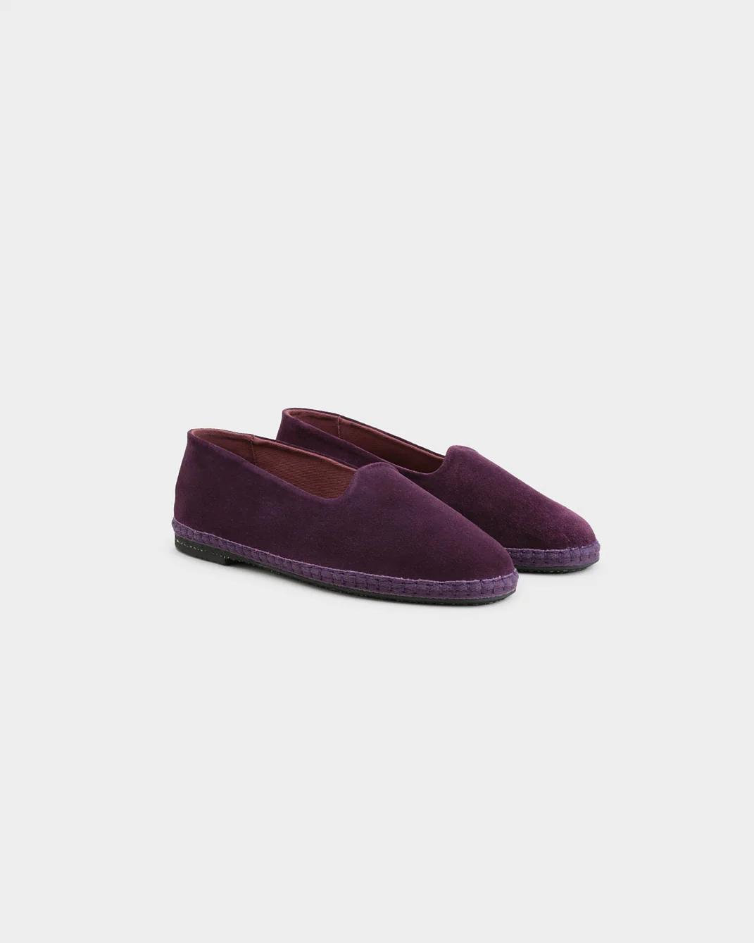 Brummel Suede Venetian Slippers - X23VM - Luca Rubinacci X Manebí - Imperial Plum - Image 3