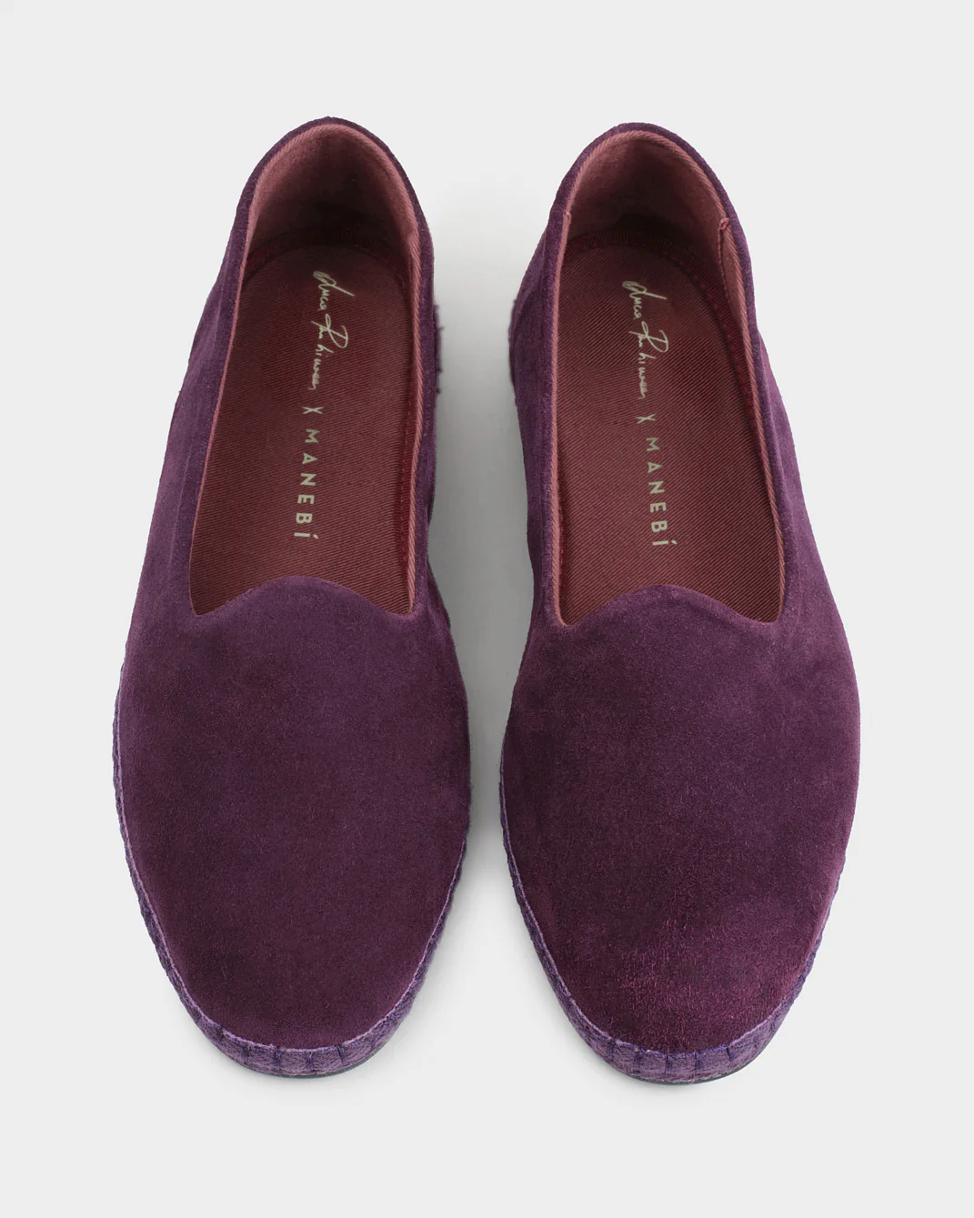 Brummel Suede Venetian Slippers - X23VM - Luca Rubinacci X Manebí - Imperial Plum - Image 4