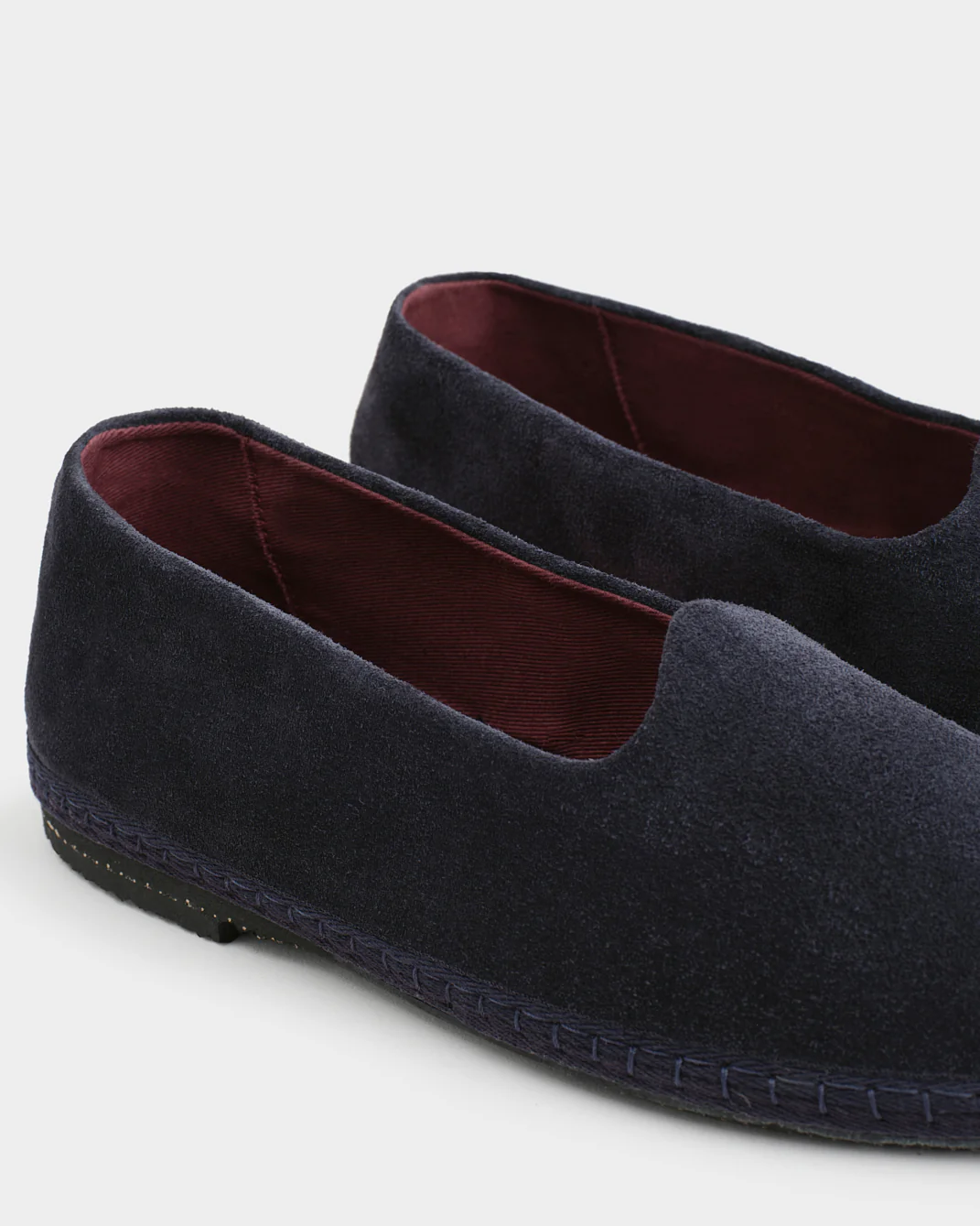 Brummel Suede Venetian Slippers - Q74VM - Luca Rubinacci X Manebí - Navy Blue - Image 4