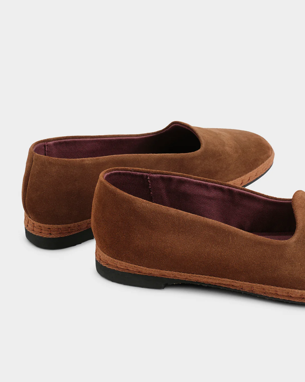 Brummel Suede Venetian Slippers - Q72VF - Luca Rubinacci X Manebí - Tobacco - Image 4