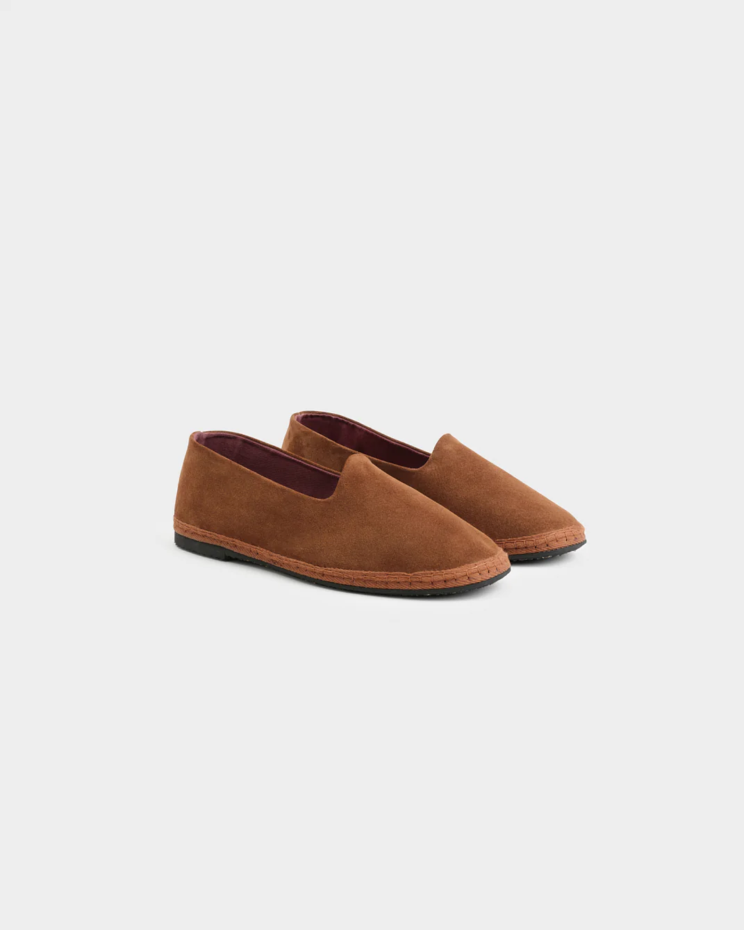 Brummel Suede Venetian Slippers - Q72VM - Luca Rubinacci X ManebĂ - Tobacco - Image 3