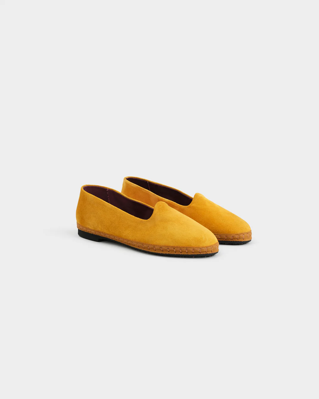 Brummel Suede Venetian Slippers - N33VF - Luca Rubinacci X Manebí - Zafferano - Image 3