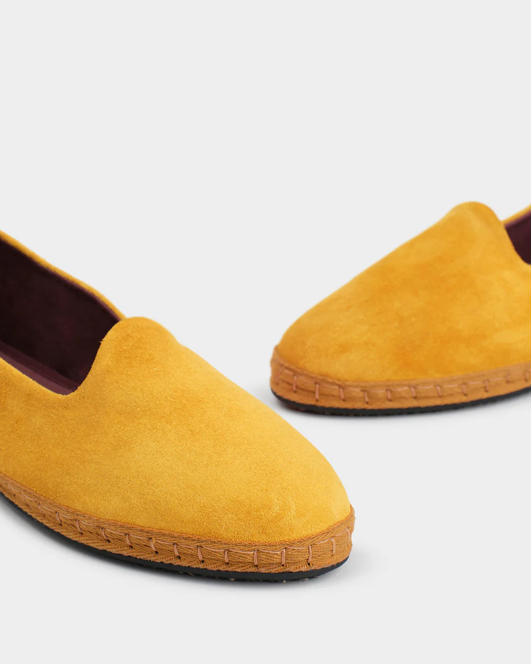 Brummel Suede Venetian Slippers - N33VF - Luca Rubinacci X Manebí - Zafferano - Image 4