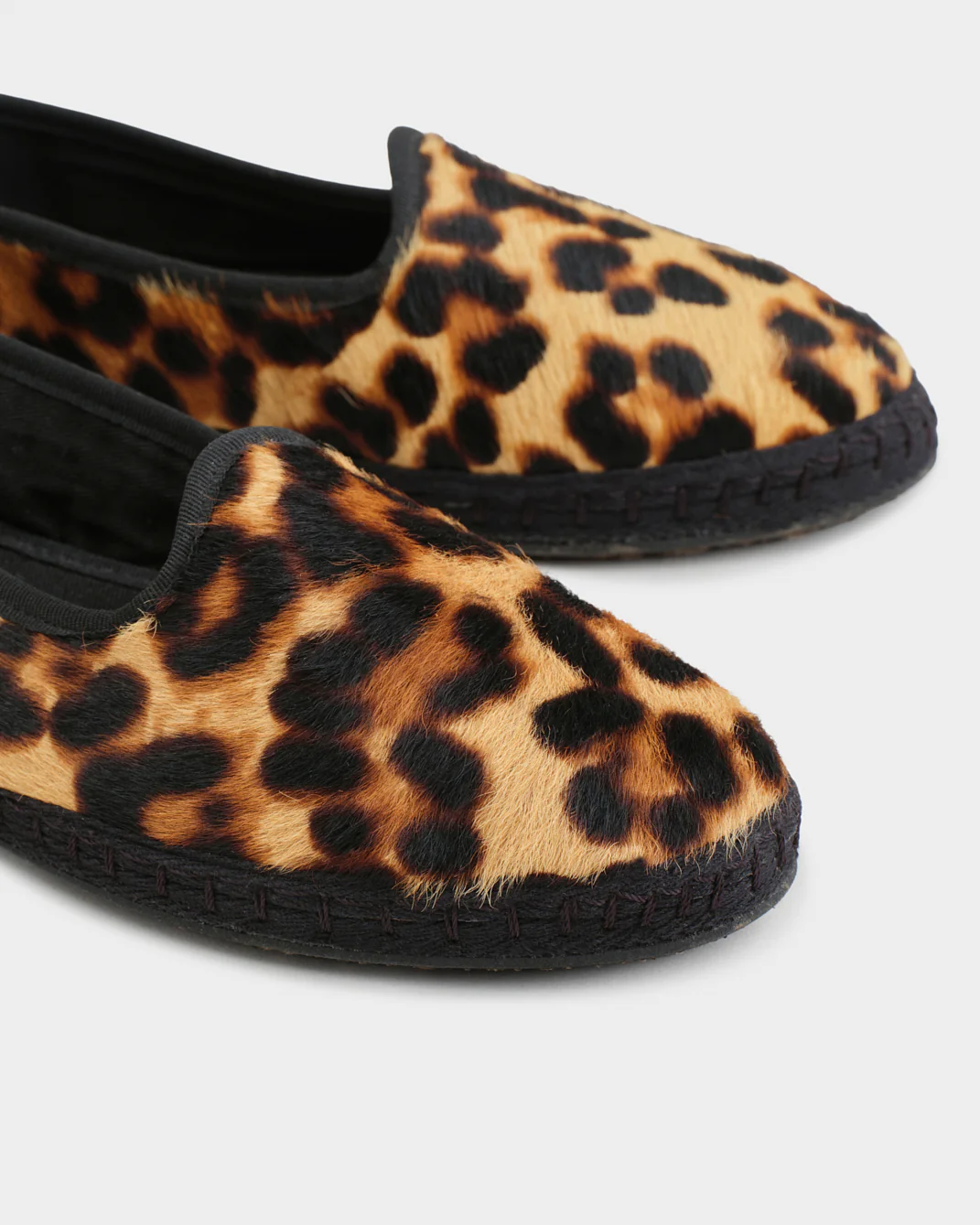 Calf Hair Venetian Slippers - D62VF - Serengeti - Leopard - Image 4