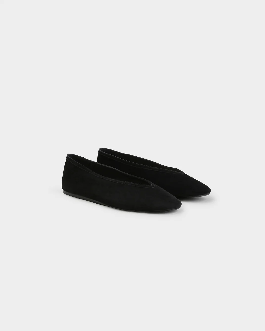 Camille Suede Ballet Flats - M41GF - Alex Rivière Studio X Manebí Black - Image 3