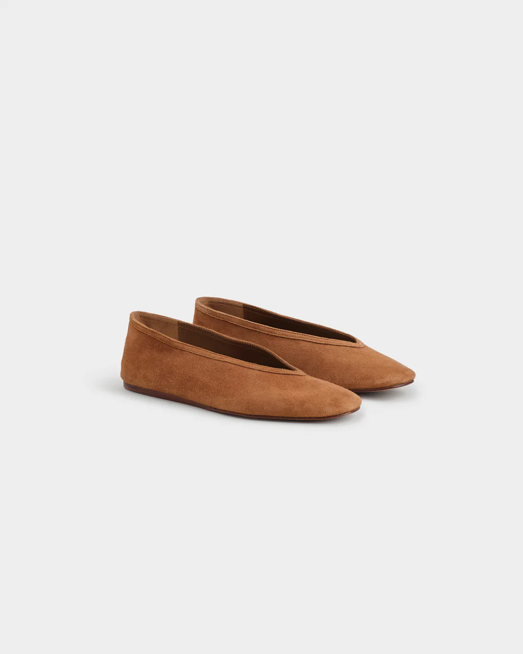 Camille Suede Ballet Flats - M42GF - Alex Rivière Studio X Manebí Tan - Image 3