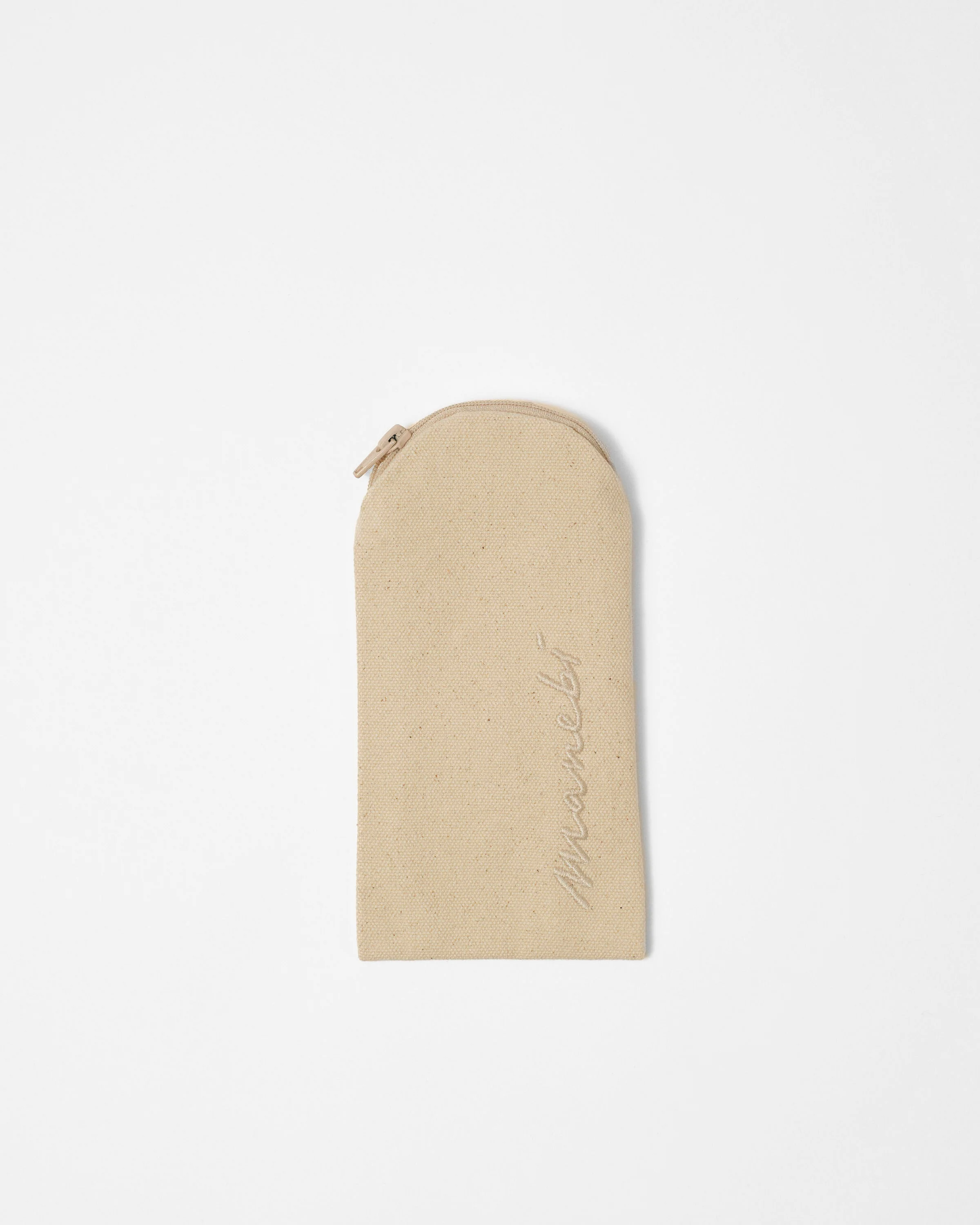 Canvas Sunglassess Case - B05GC - La Havana Butter With Ecru Logo - Image 2