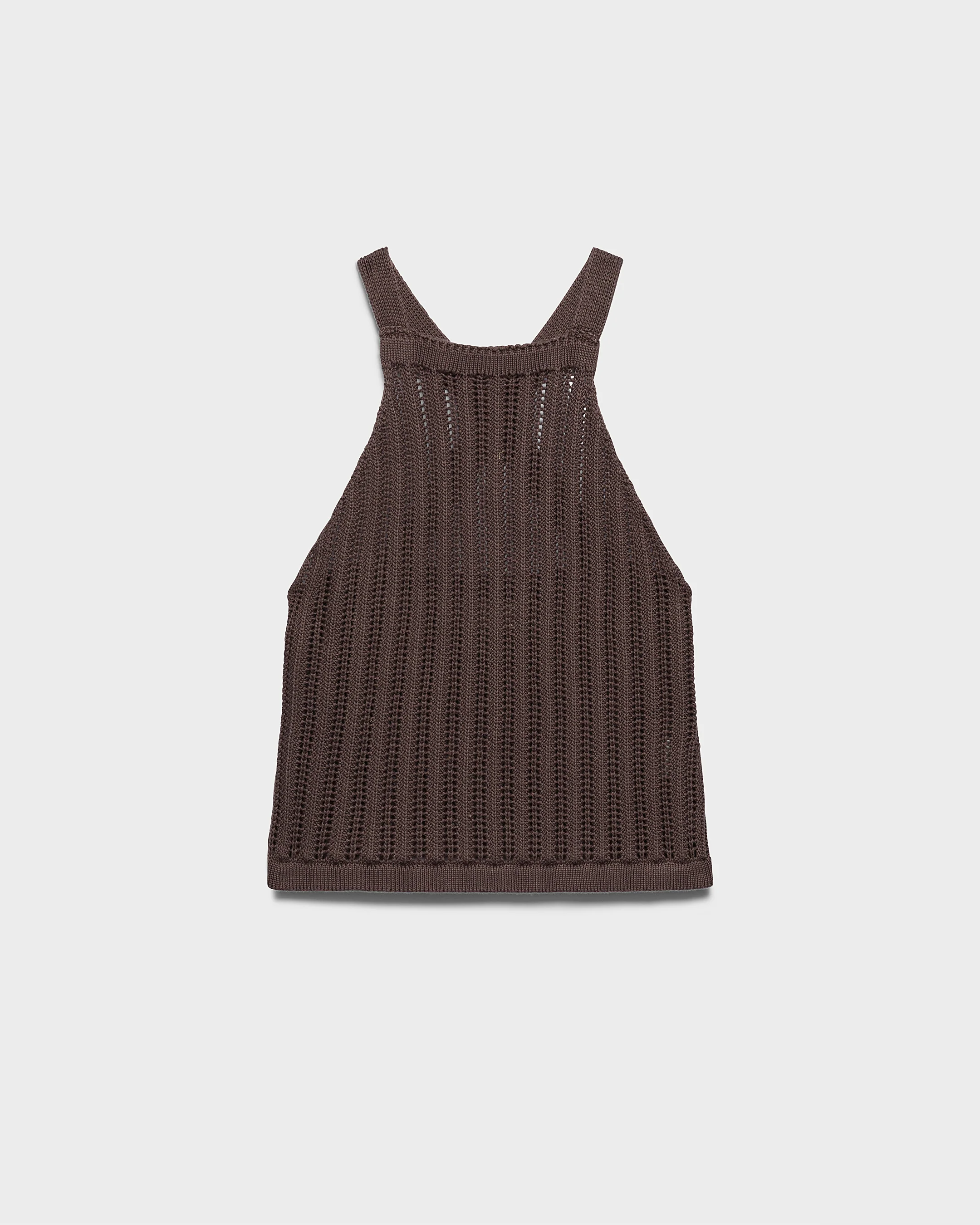 Cotton Crochet Filicudi Top - M07ZB - Cacao - Image 4
