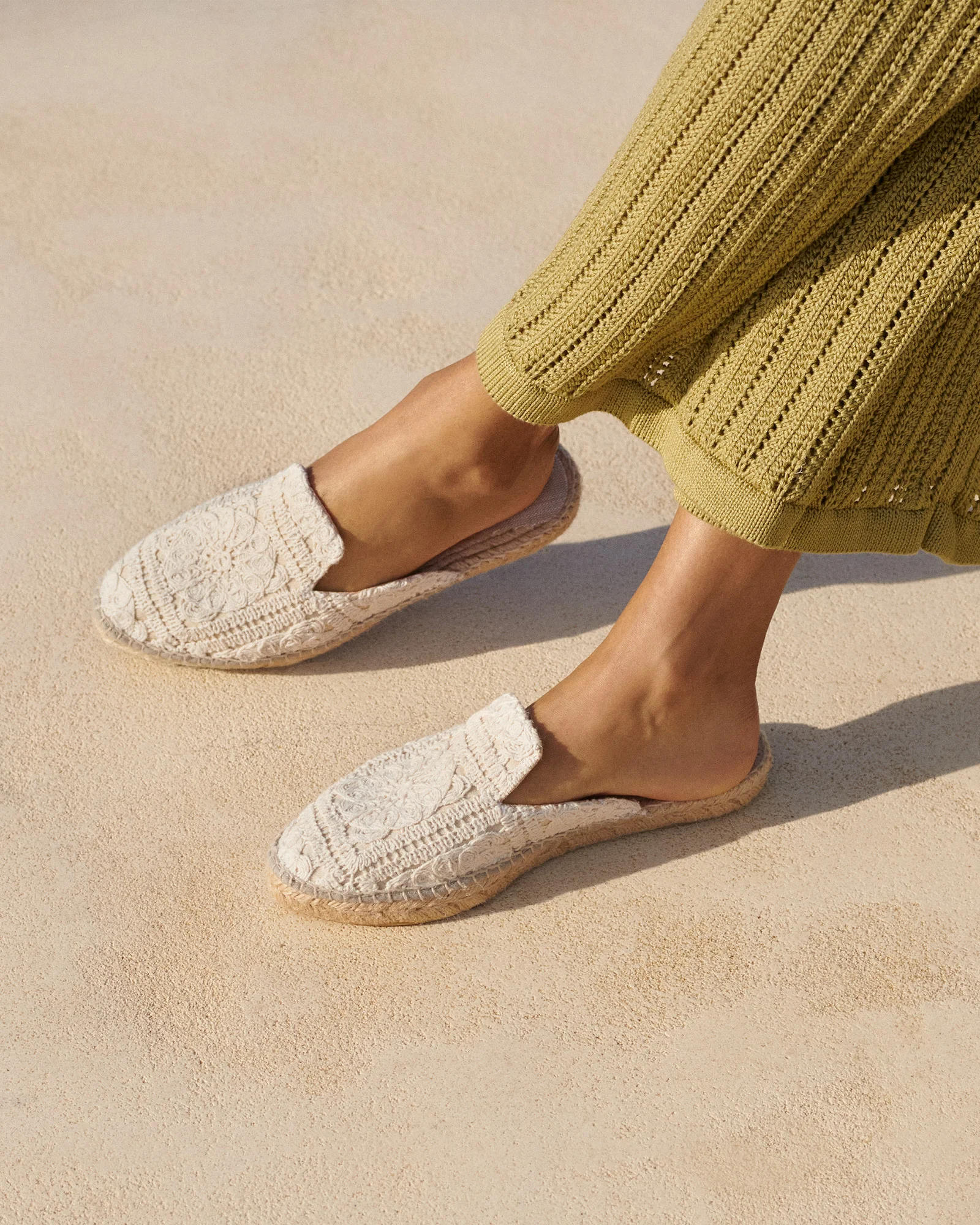 Cotton Crochet Mules - G03M0 - Yucatán Natural - Image 2