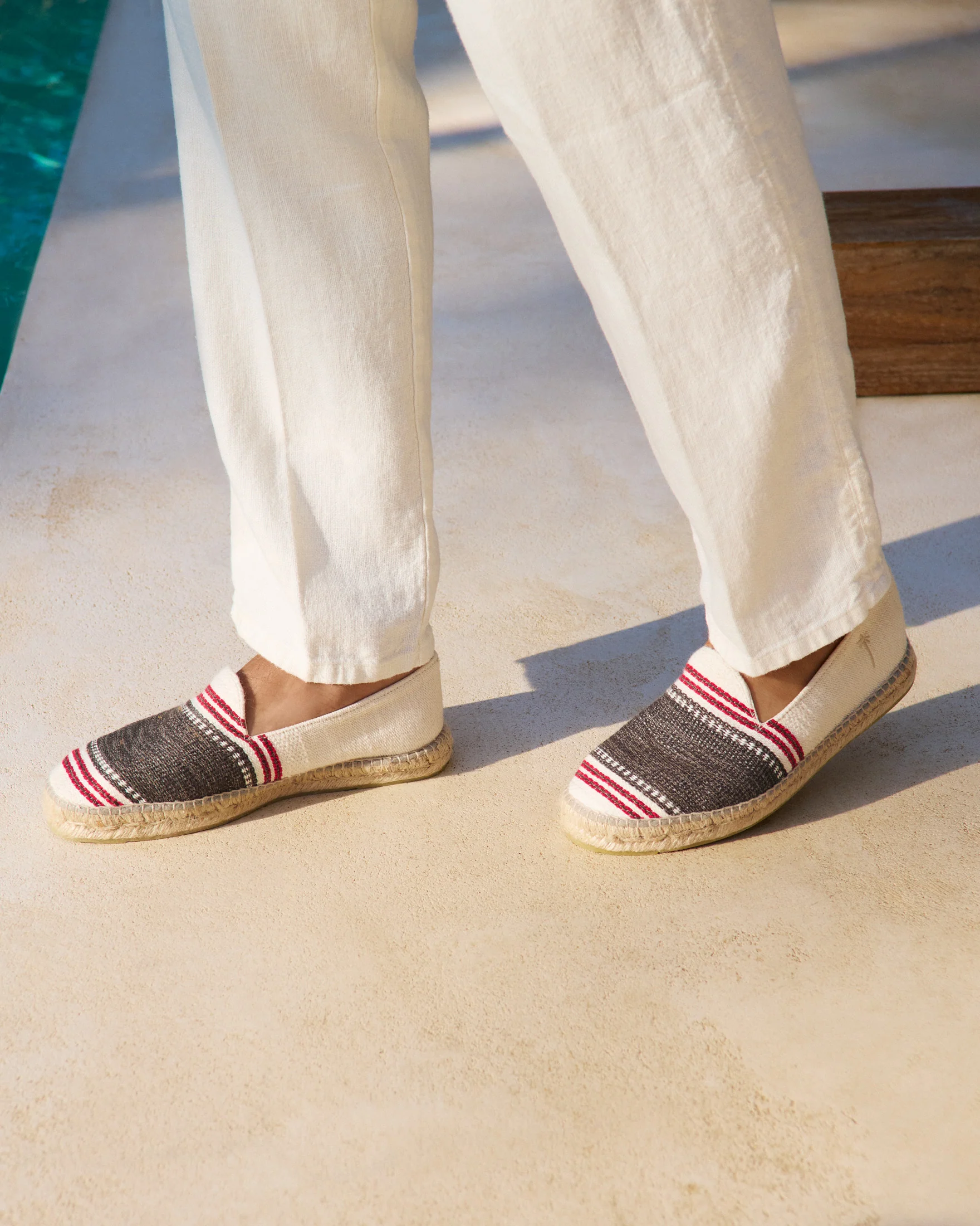 Cotton Jaquard Espadrilles - H50C0 - Portofino Cocoa Maxi Stripe - Image 2