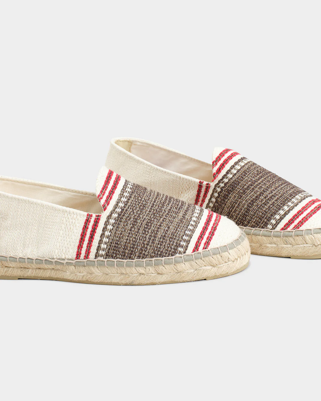 Cotton Jaquard Espadrilles - H50C0 - Portofino Cocoa Maxi Stripe - Image 4