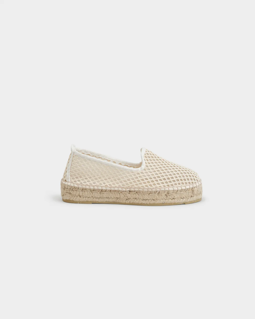 Cotton Net Double Sole Espadrilles - X54D0 - Yucatán - Natural