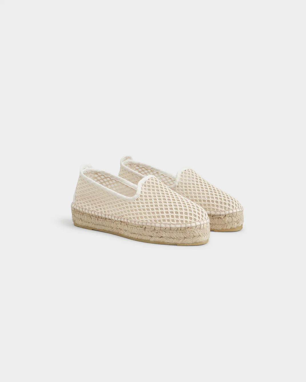 Cotton Net Double Sole Espadrilles - X54D0 - Yucatán - Natural - Image 3