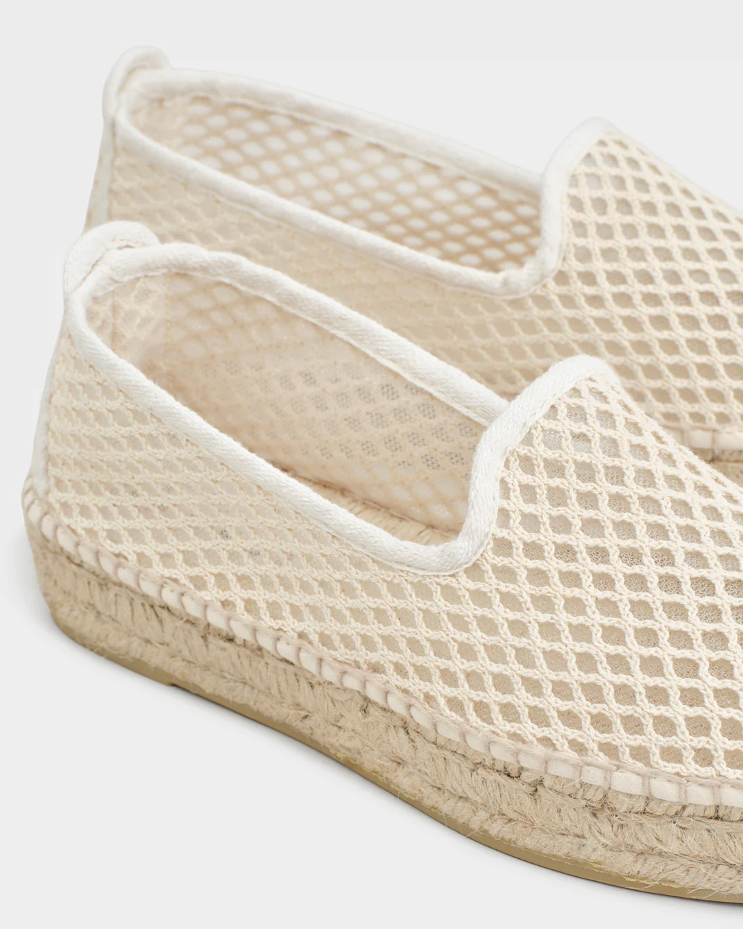 Cotton Net Double Sole Espadrilles - X54D0 - Yucatán - Natural - Image 4