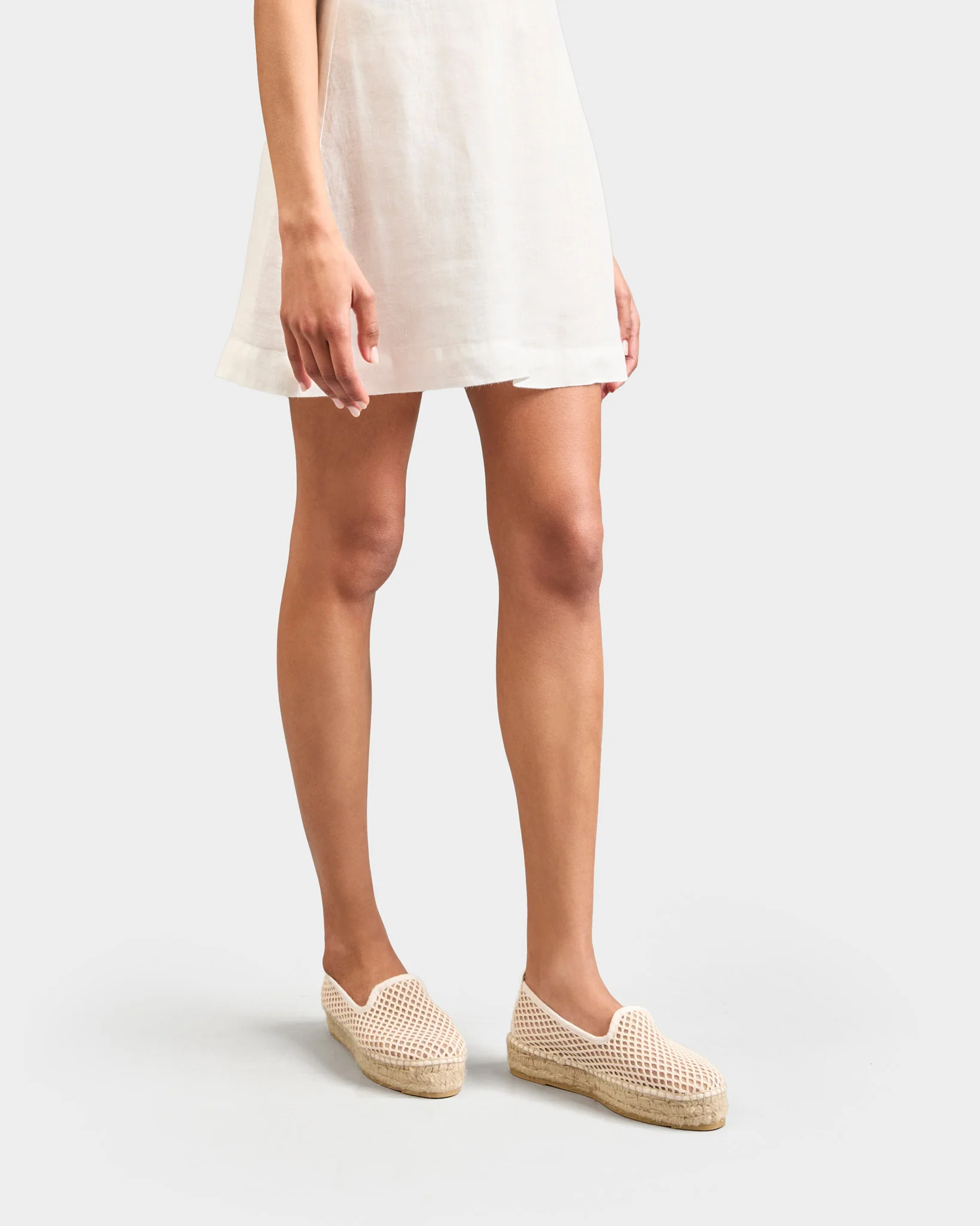 Cotton Net Double Sole Espadrilles - X54D0 - Yucatán - Natural - Image 5