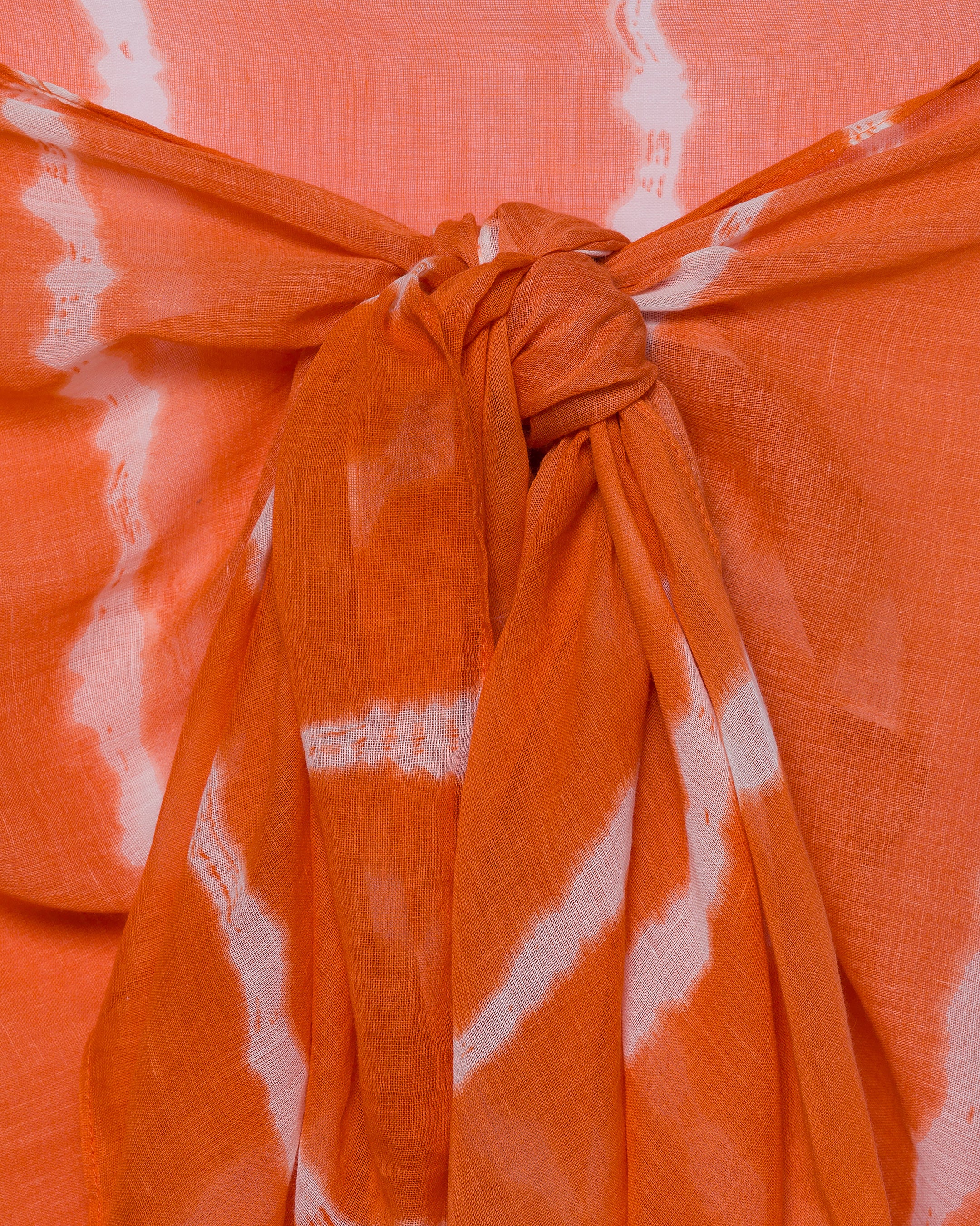 Cotton Shibori Arielle Sarong - C97CG - Coral - Image 6