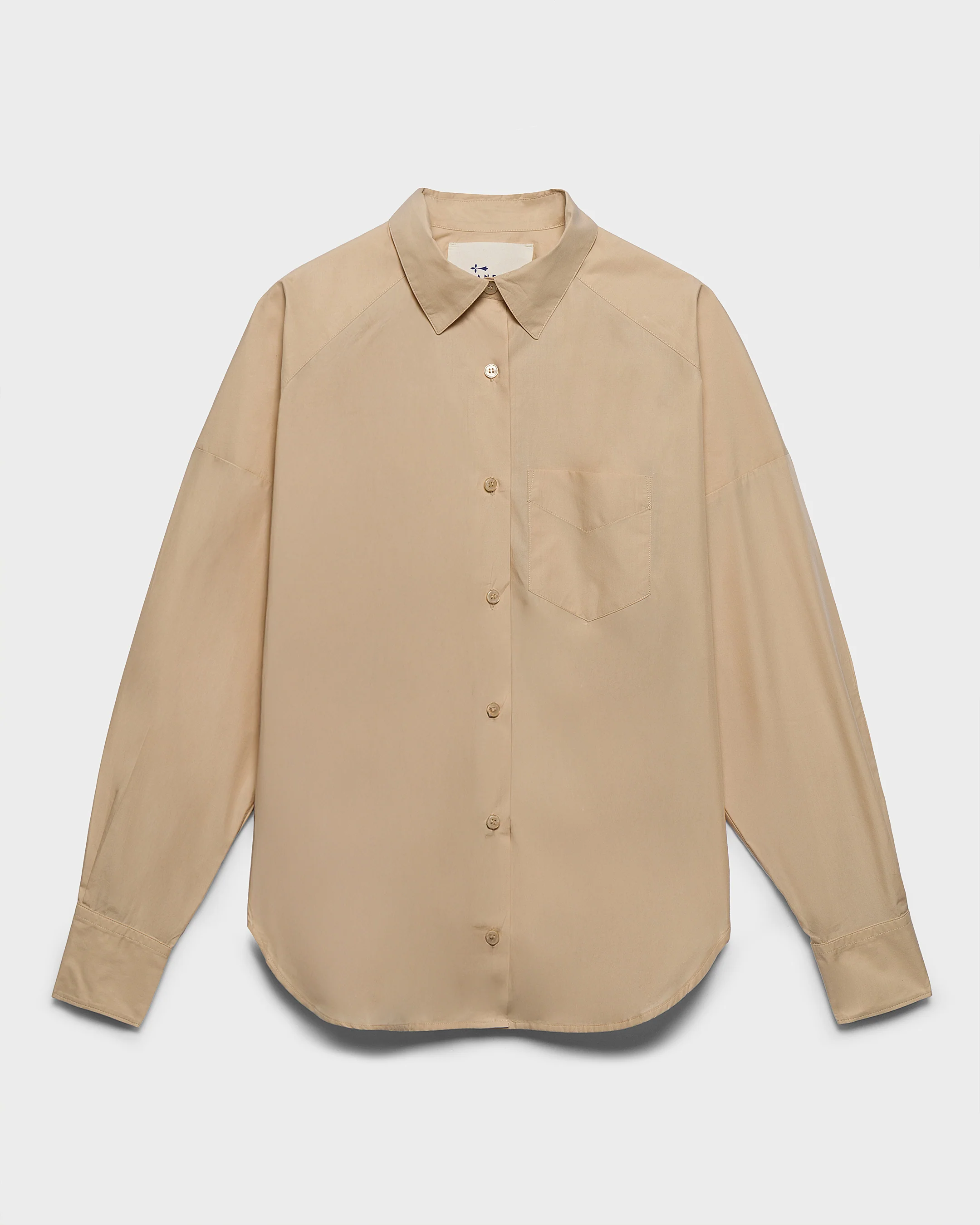 Light Popeline Binibeca Shirt - C22EQ - Bleached Sand - Image 5