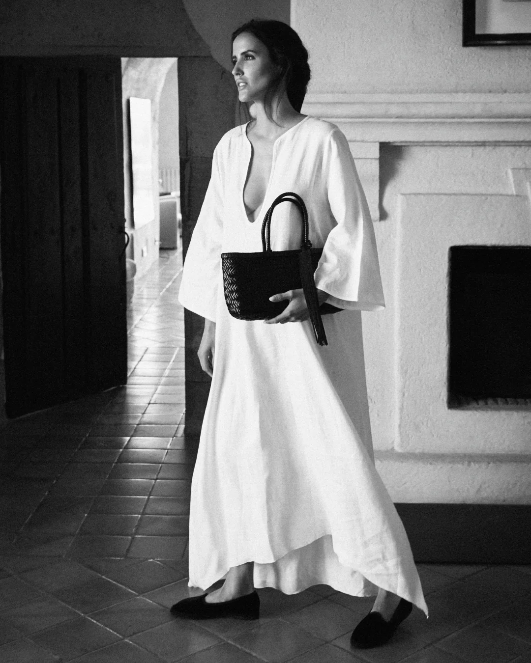 Demi Silk Velvet Venetian Slippers - M16VF - Alex Rivière Studio x Manebí Black - Image 6
