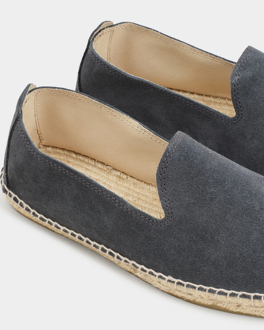 Suede Espadrilles - W10C0 - Hamptons Carbon Grey - Image 4