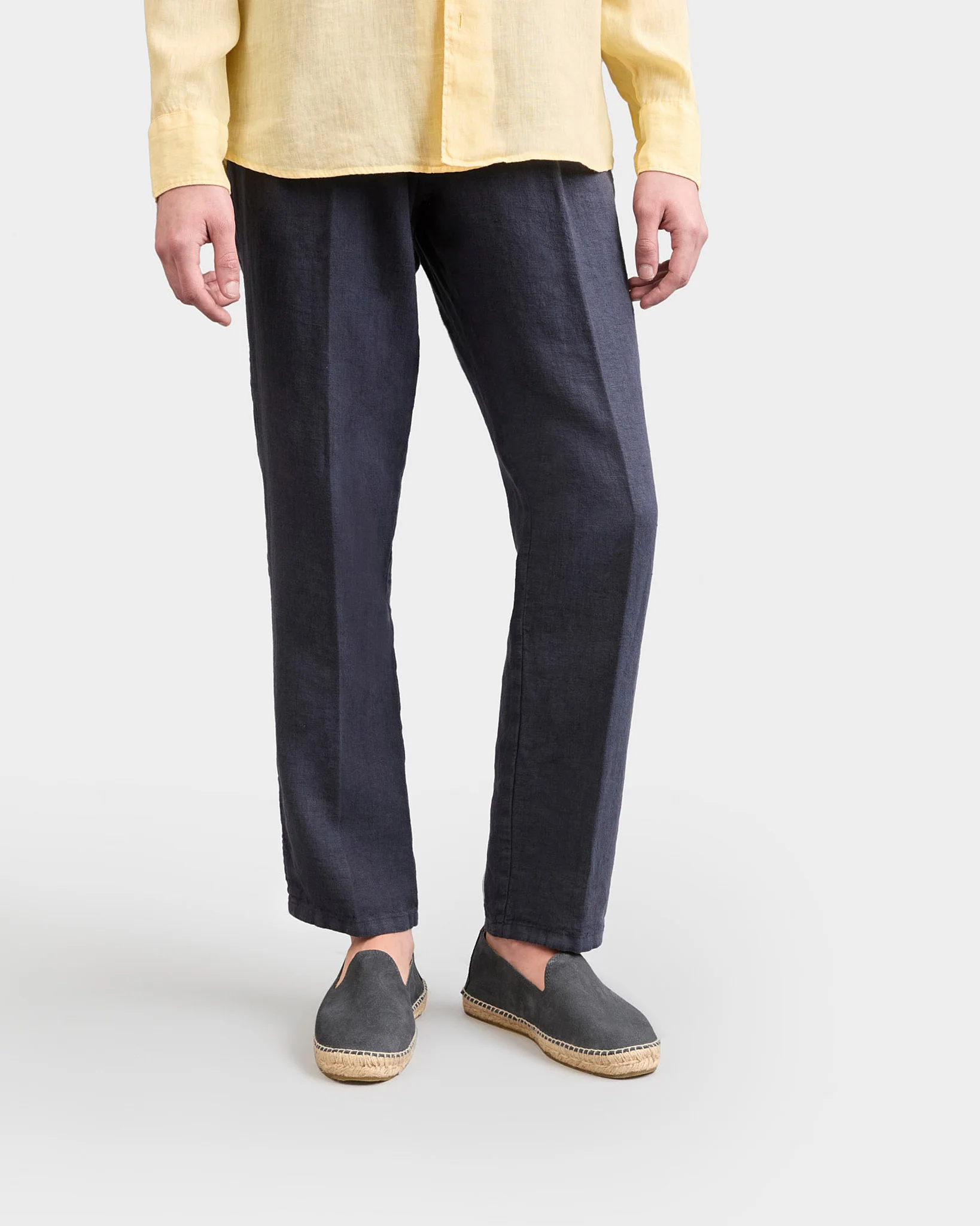 Suede Espadrilles - W10C0 - Hamptons Carbon Grey - Image 5