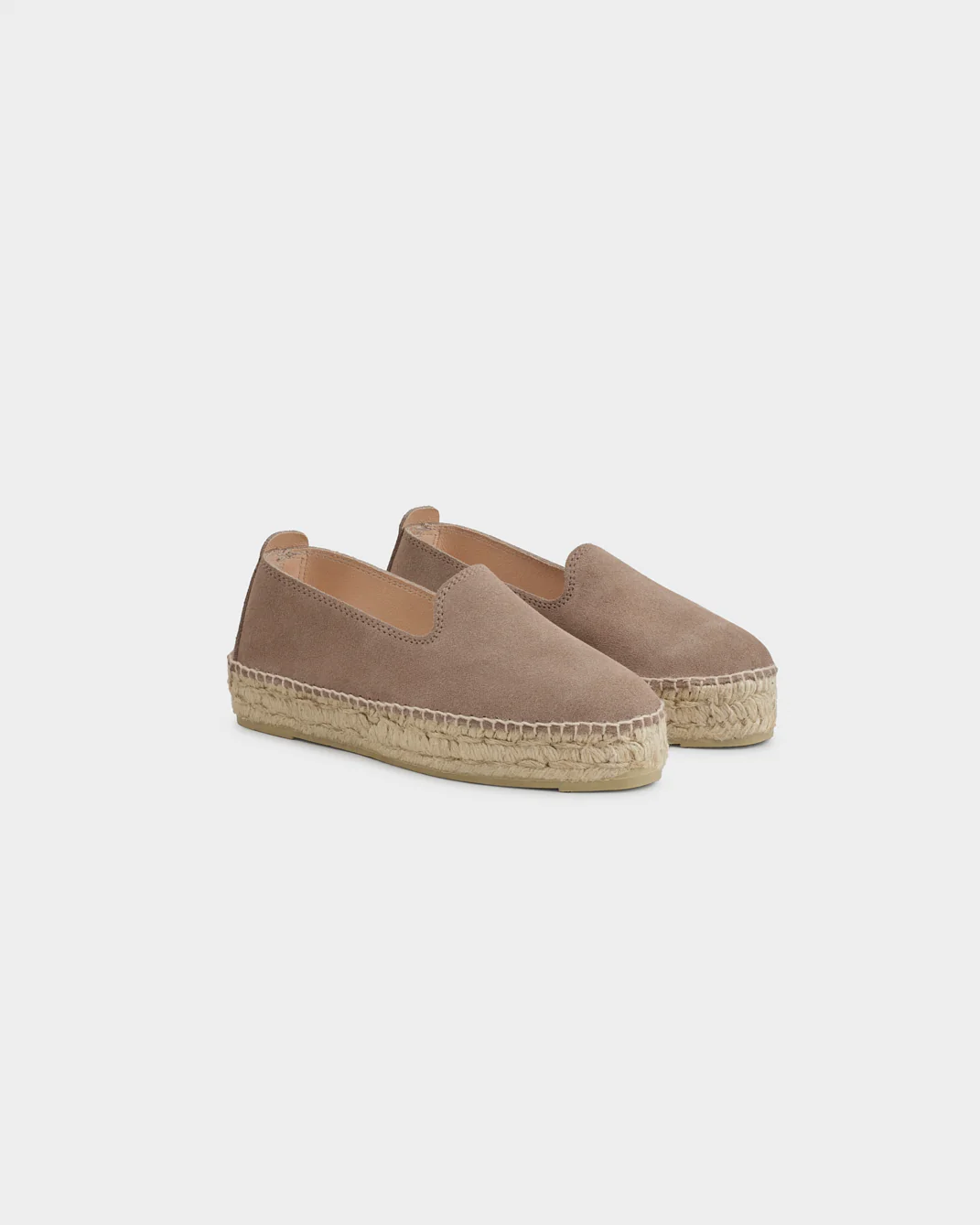Suede Double Sole Espadrilles - K19D0 - Hamptons Coco Brown - Image 3