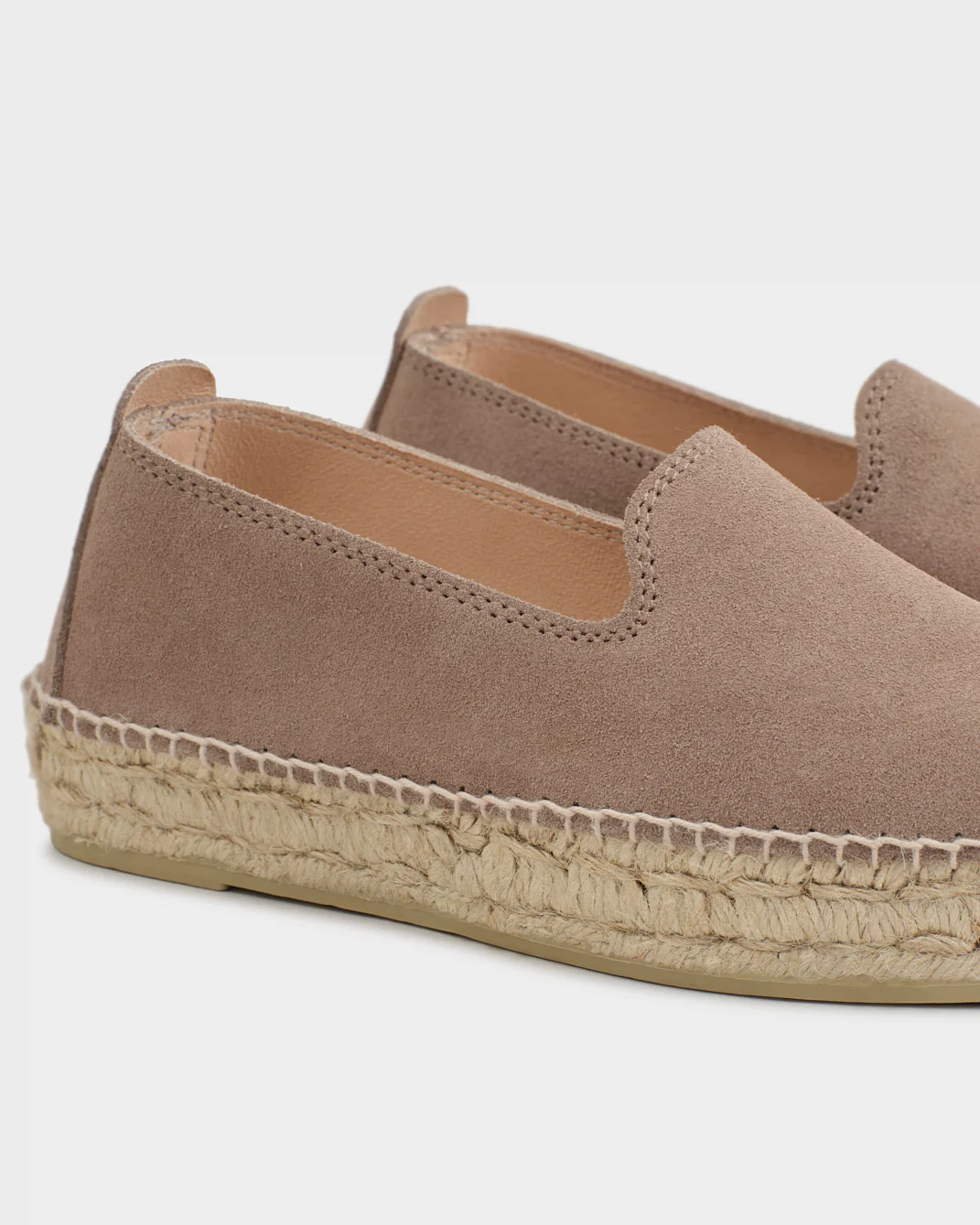Suede Double Sole Espadrilles - K19D0 - Hamptons Coco Brown - Image 4