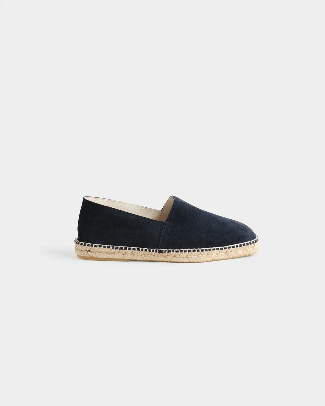 Suede Squared Toe Espadrilles - K15CQ - Hamptons Patriot Blue