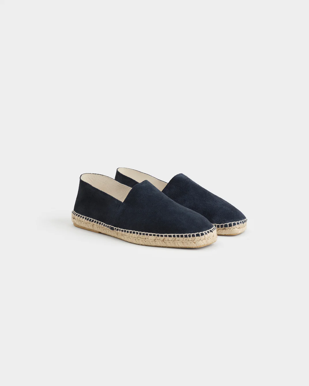 Suede Squared Toe Espadrilles - K15CQ - Hamptons Patriot Blue - Image 3
