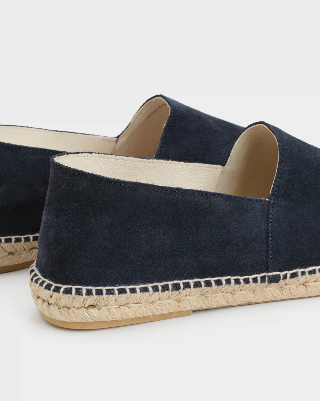 Suede Squared Toe Espadrilles - K15CQ - Hamptons Patriot Blue - Image 4