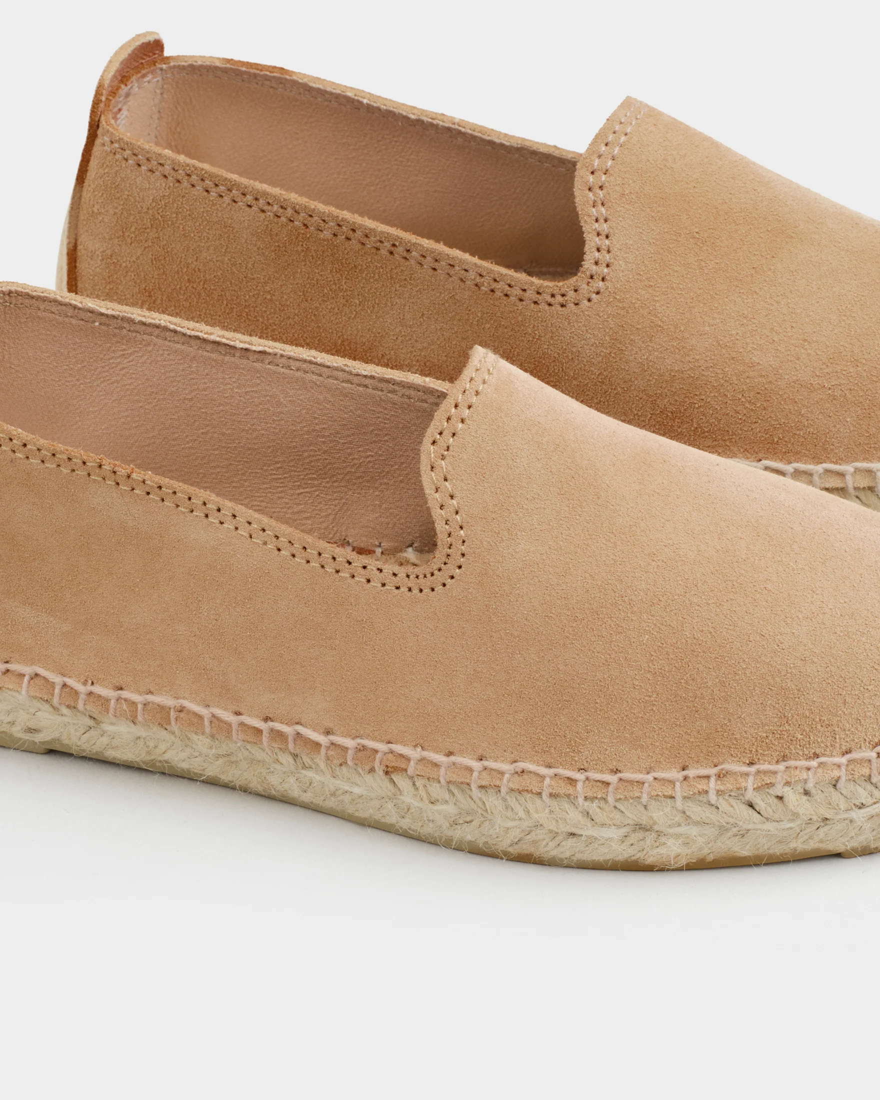 Suede Flat Espadrilles - W19N0 - Hamptons Vintage Taupe - Image 4