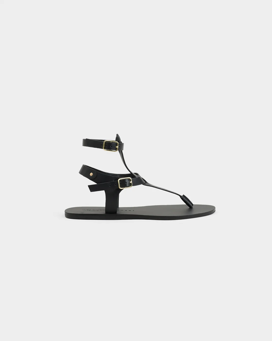 Etienne Leather Gladiator Sandals - M88Y0 - Alex Rivière Studio X Manebí - Black