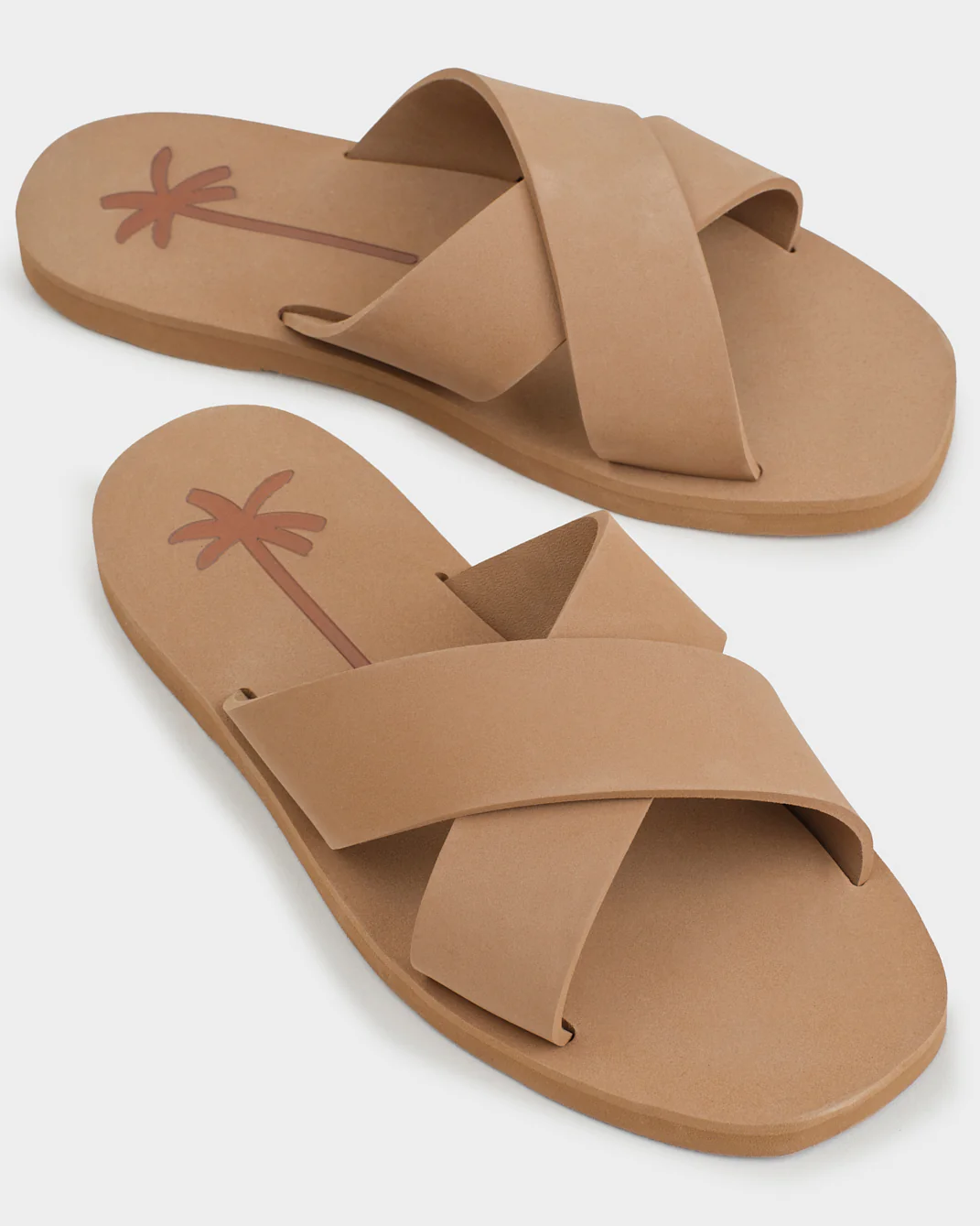 Eva Crossed Bands Swim Sandals - R39XN - Honolulu - Cuero - Image 2