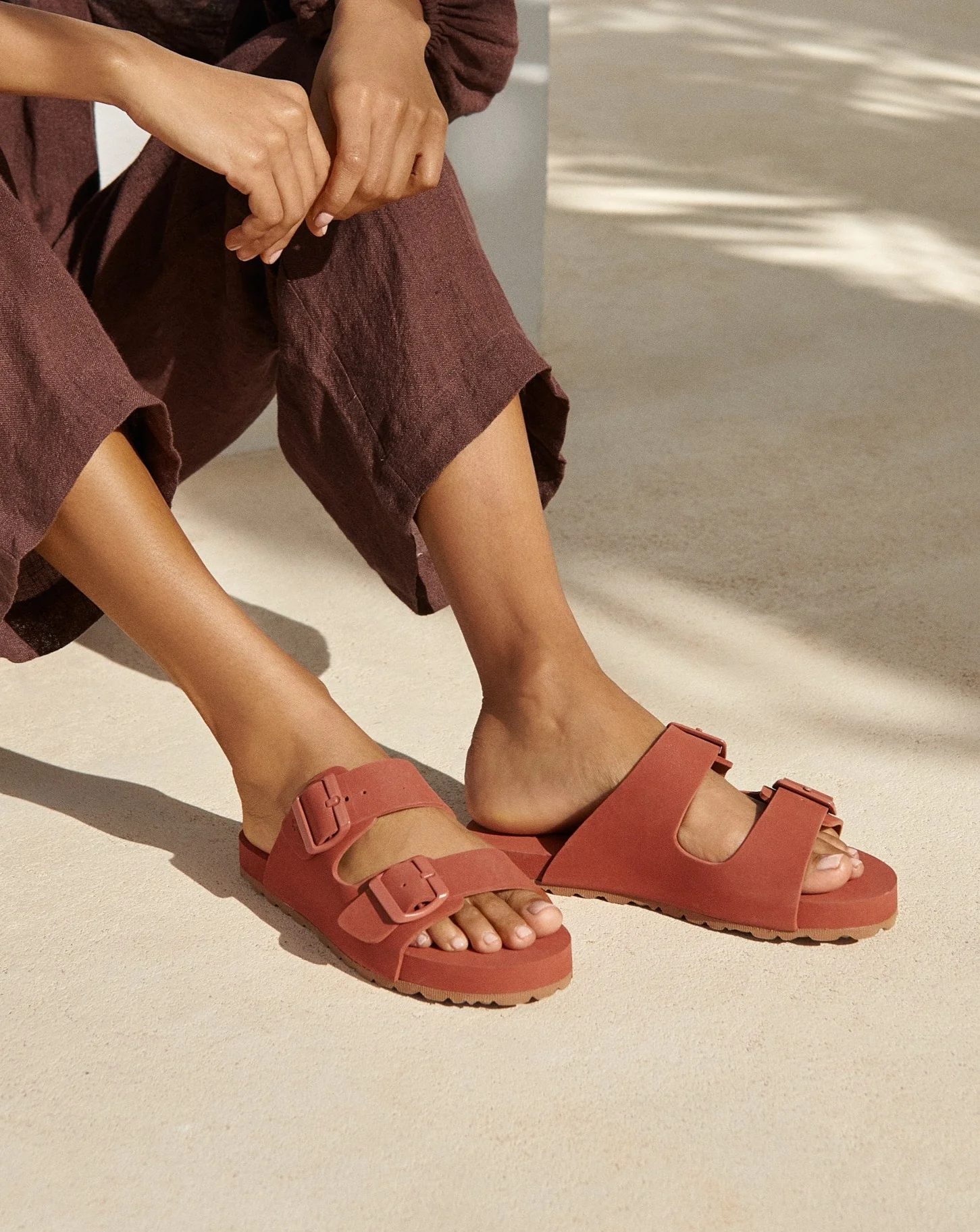 Eva Nordic Swim Sandals - R75ER - Honolulu Terracotta - Image 5