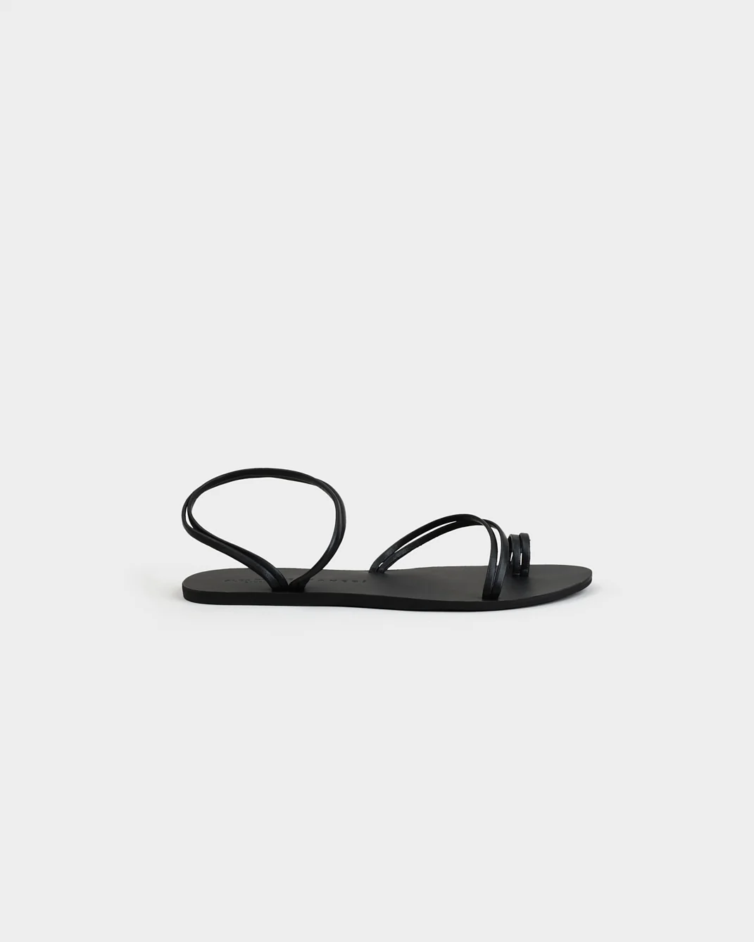 Francesca Leather Sandals - M36Y0 - Alex Rivière Studio x Manebí Black Stripes