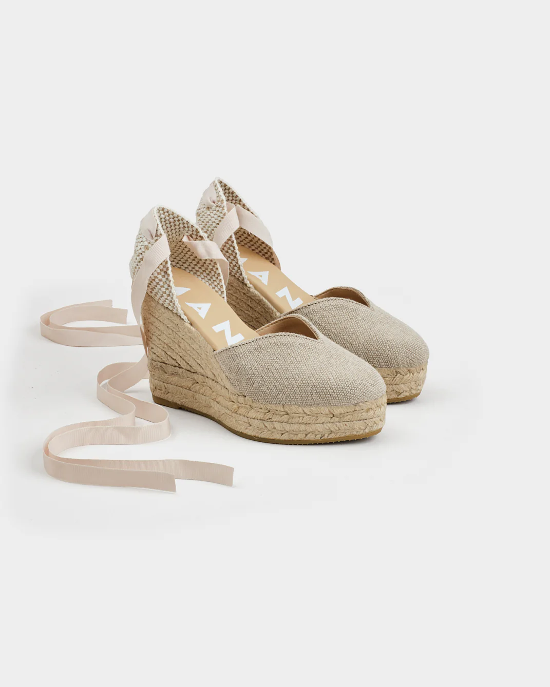 Organic Hemp Heart-Shaped Wedge Espadrilles - O71WH - La Havana Natural - Image 3