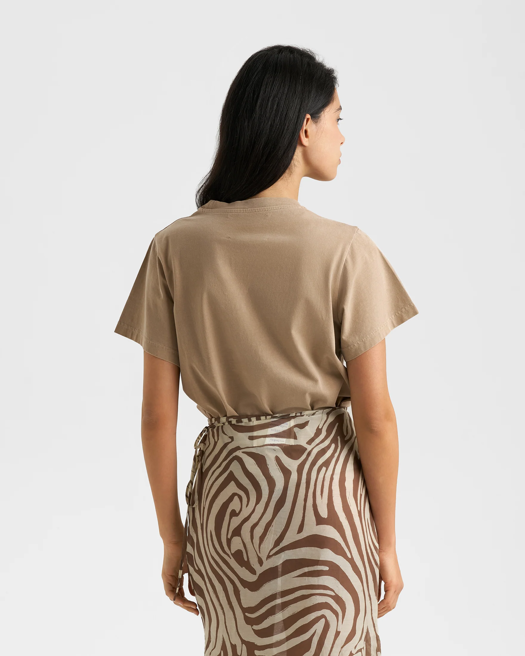 Jersey Coconut T-Shirt - G81JE - Camel And Palm Embroidery - Image 4