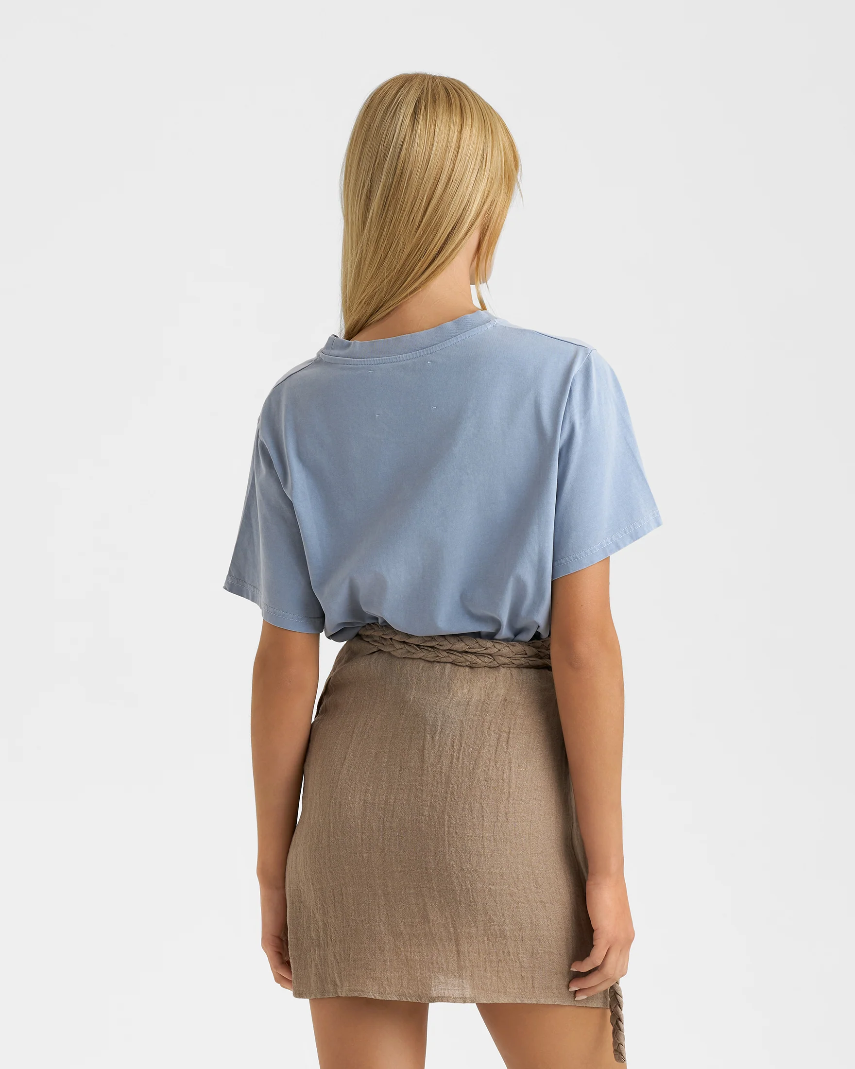 Jersey Coconut T-Shirt - G95JE - Jeans And Logo Embroidery - Image 4