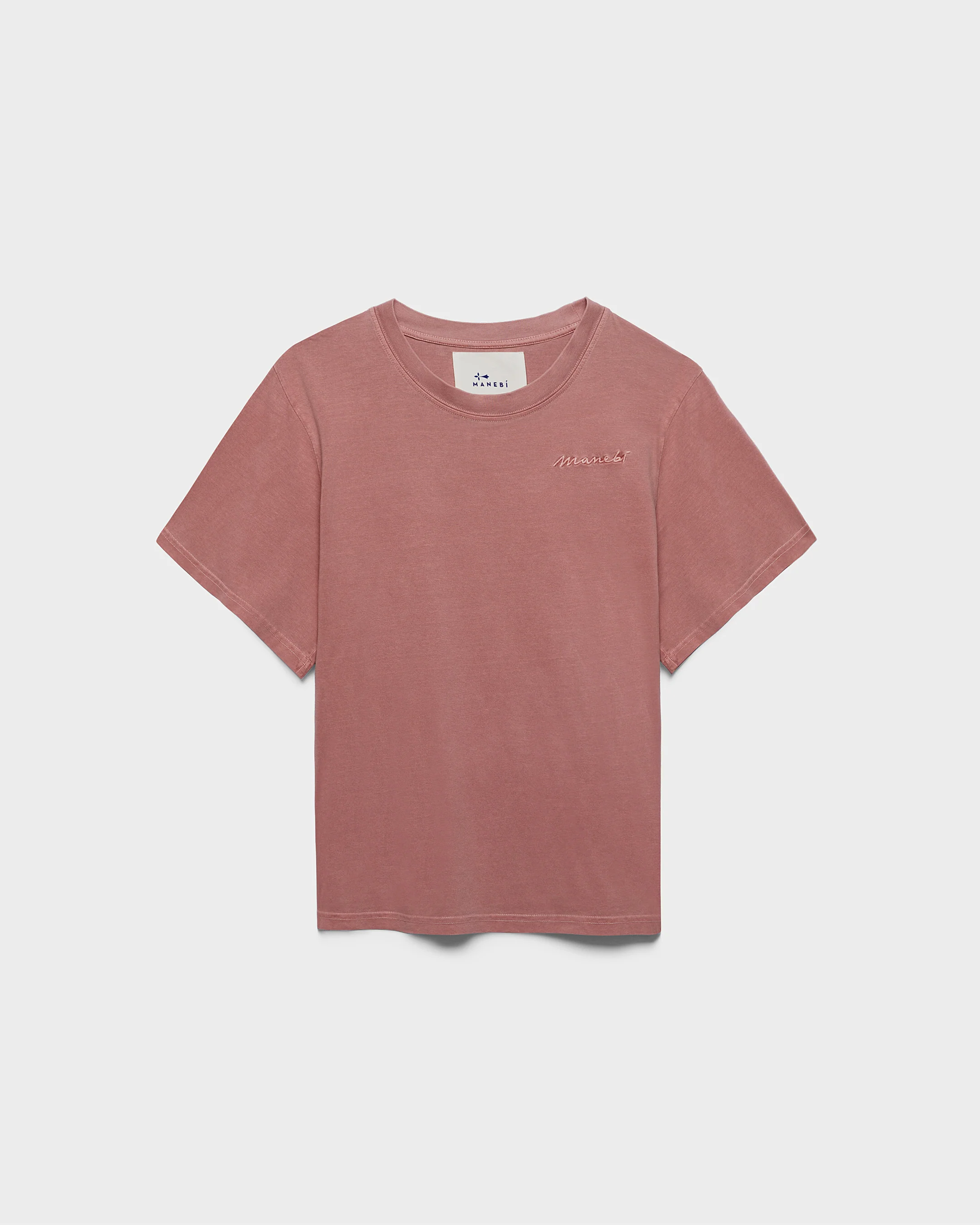 Jersey Coconut T-Shirt - G82JE - Terracotta And Logo Embroidery - Image 5