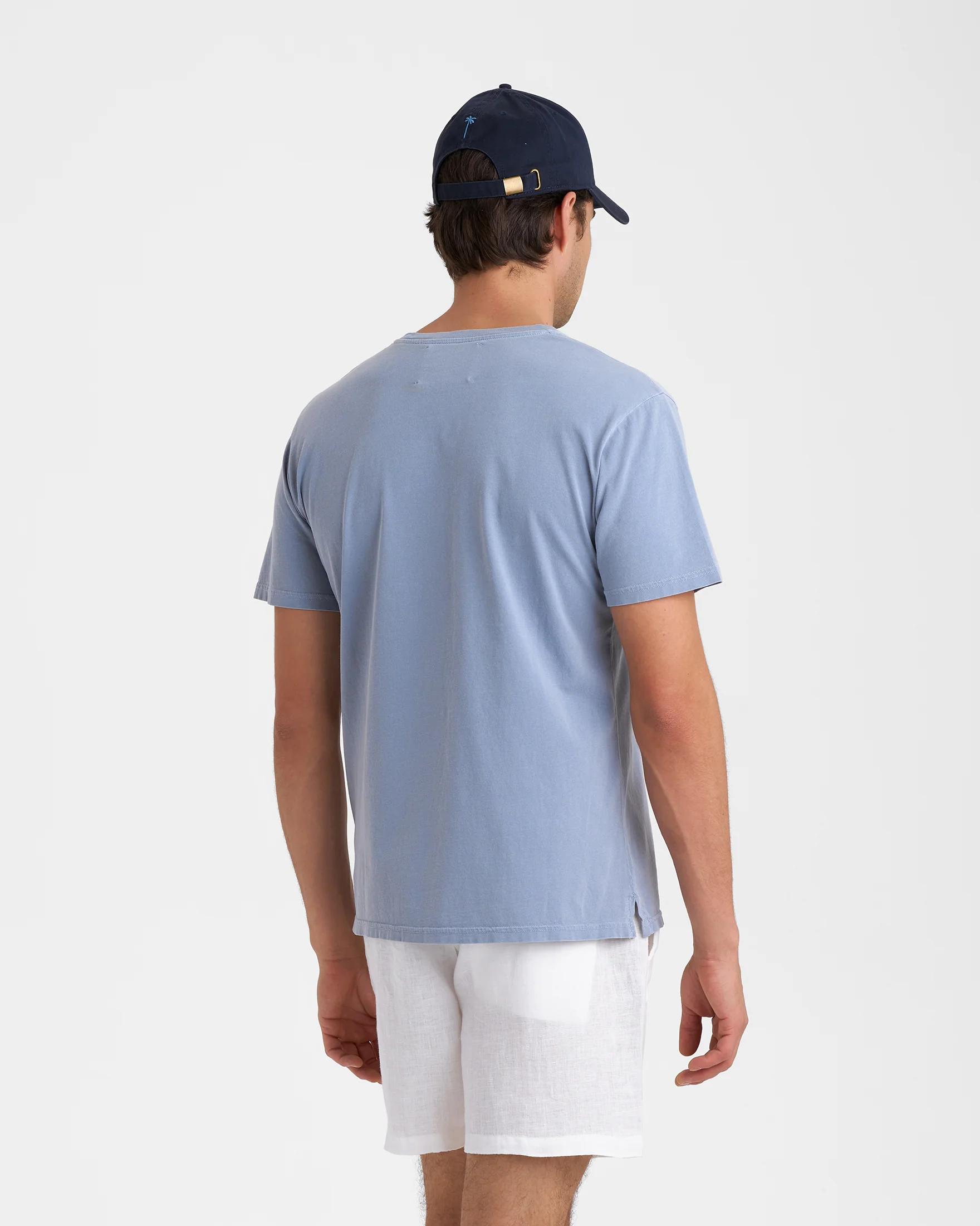Jersey Palm T-Shirt - G95JG - Jeans And Logo Embroidery - Image 4