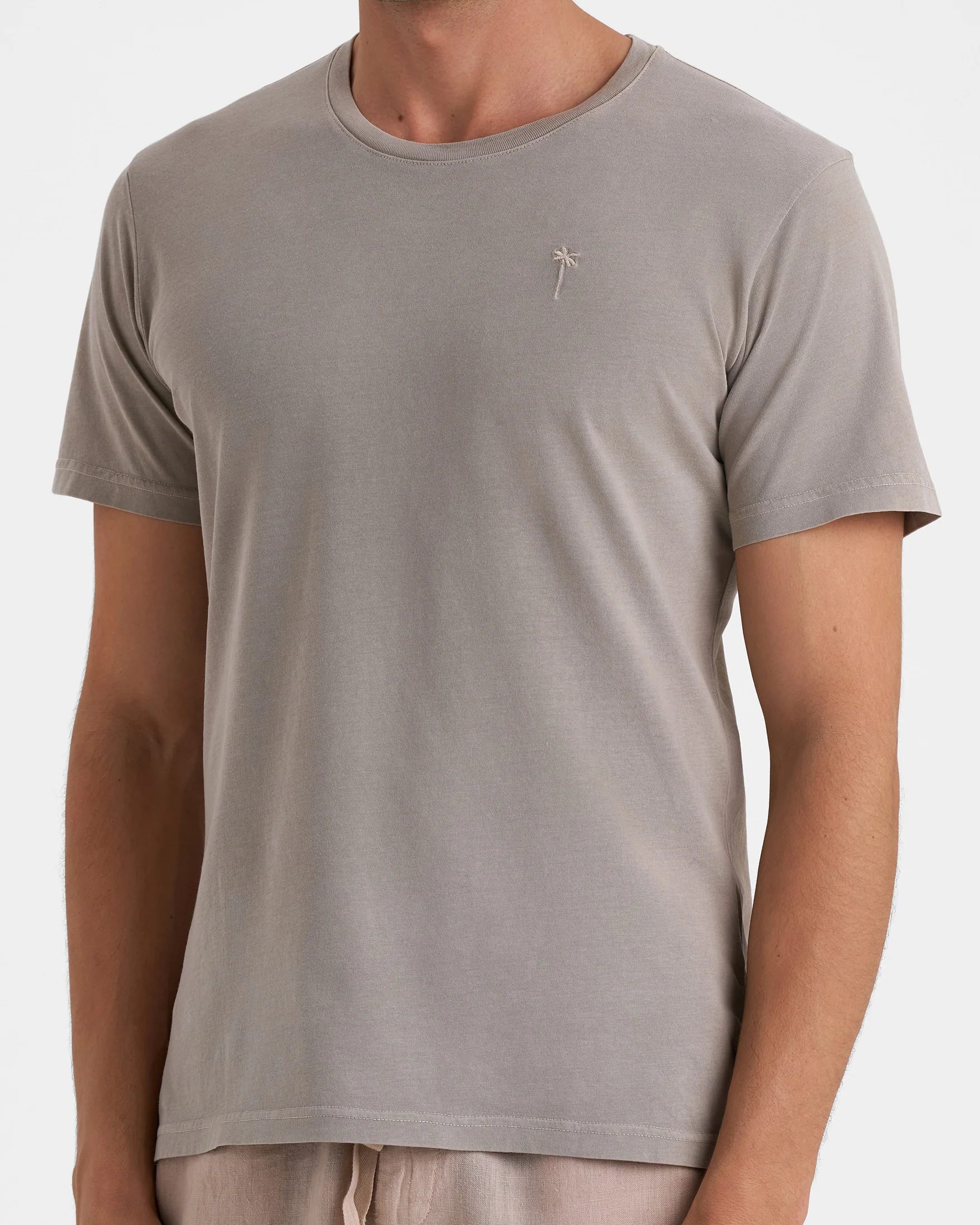 Jersey Palm T-Shirt - G86JG - Beige - Image 3