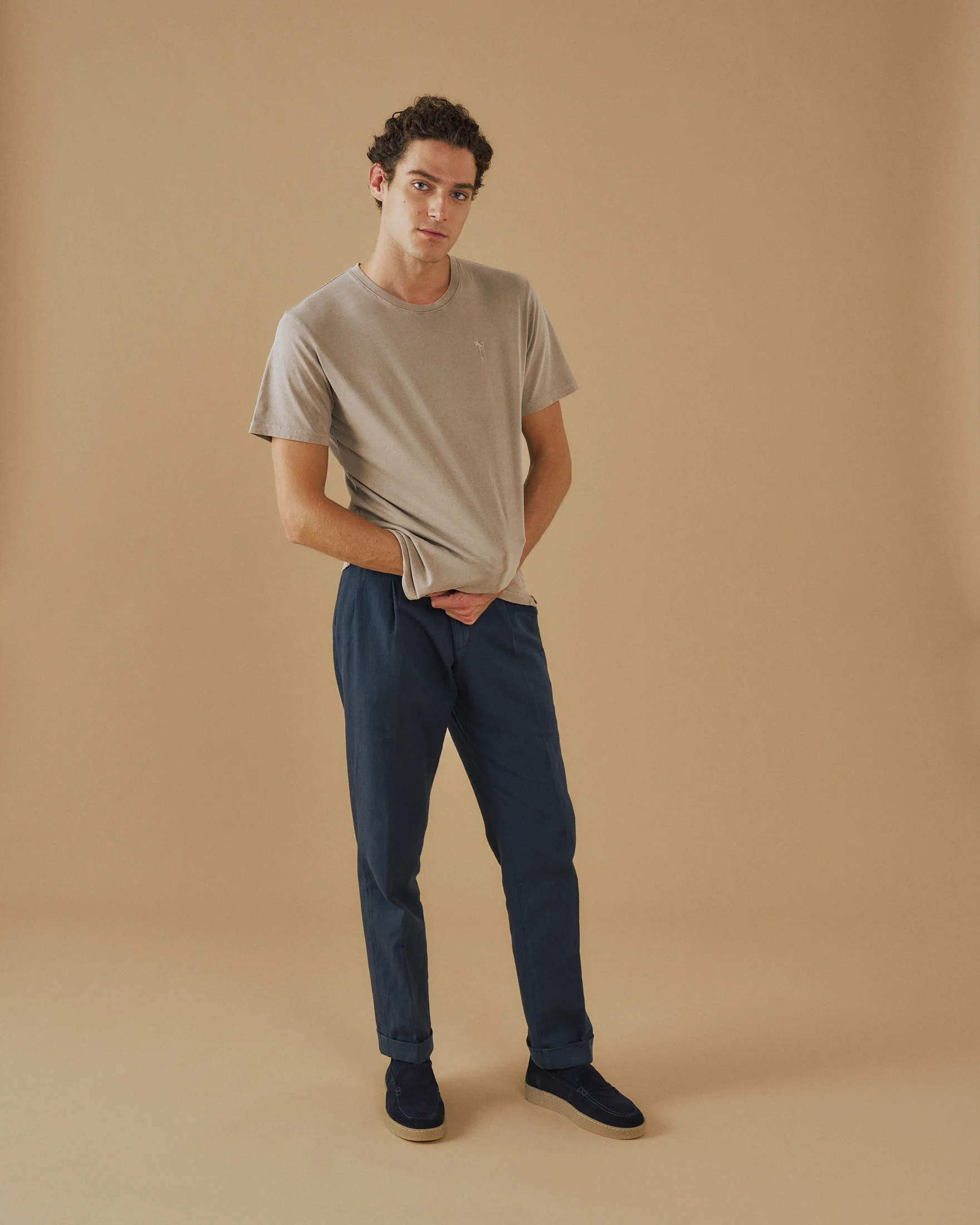 Jersey Palm T-Shirt - G86JG - Beige - Image 6